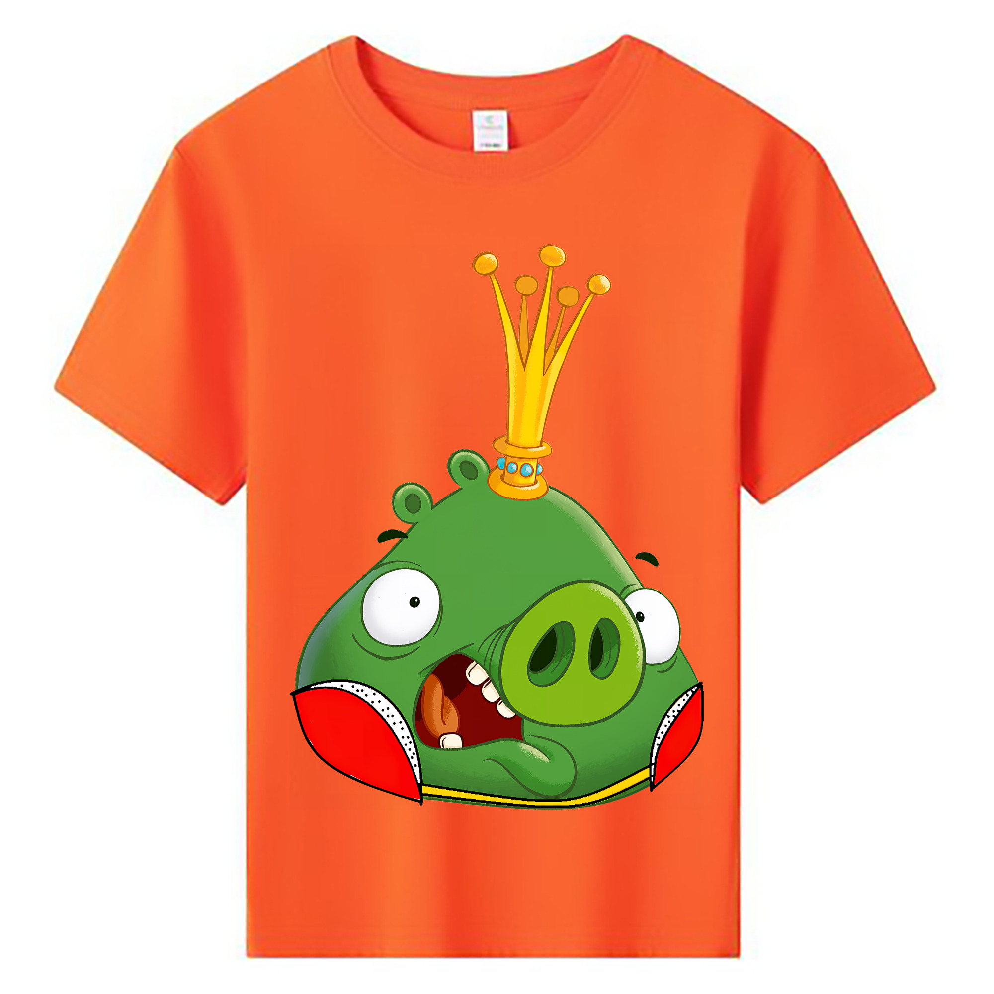 （画像用） Angry Birds アングリーバード 綿100％キッズTシャツ（フロントプリント）