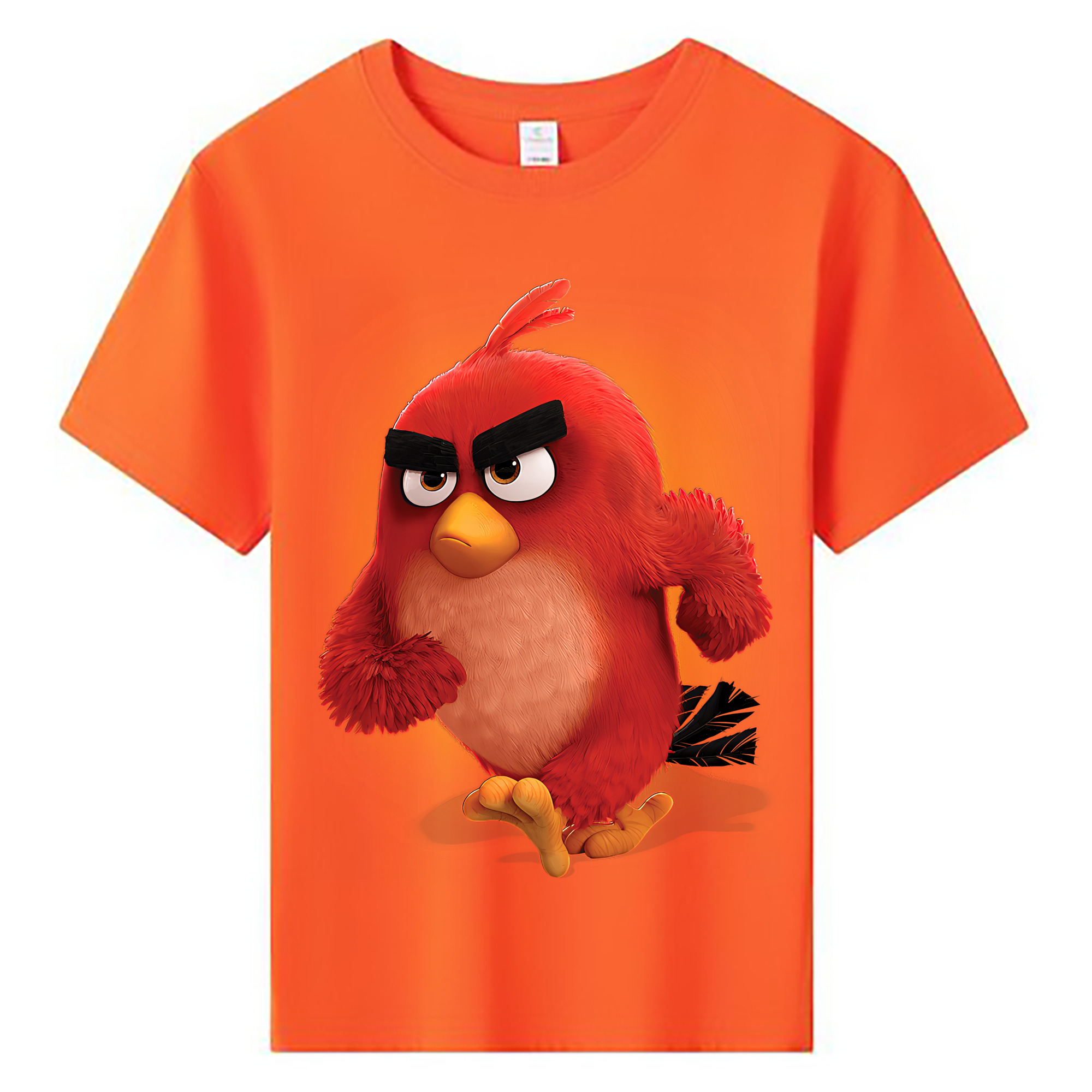 （画像用） Angry Birds アングリーバード 綿100％キッズTシャツ（フロントプリント）