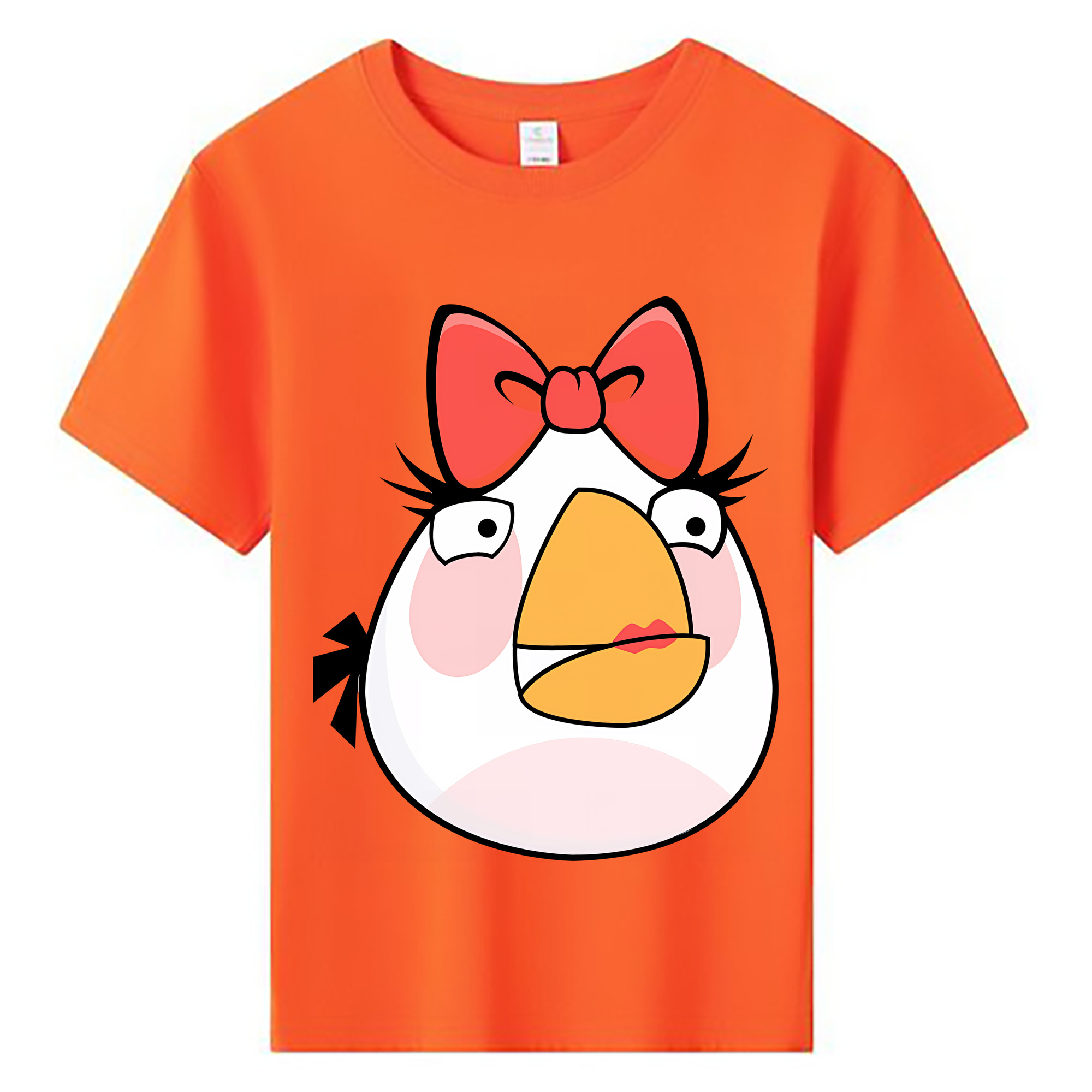 （画像用） Angry Birds アングリーバード 綿100％キッズTシャツ（フロントプリント）