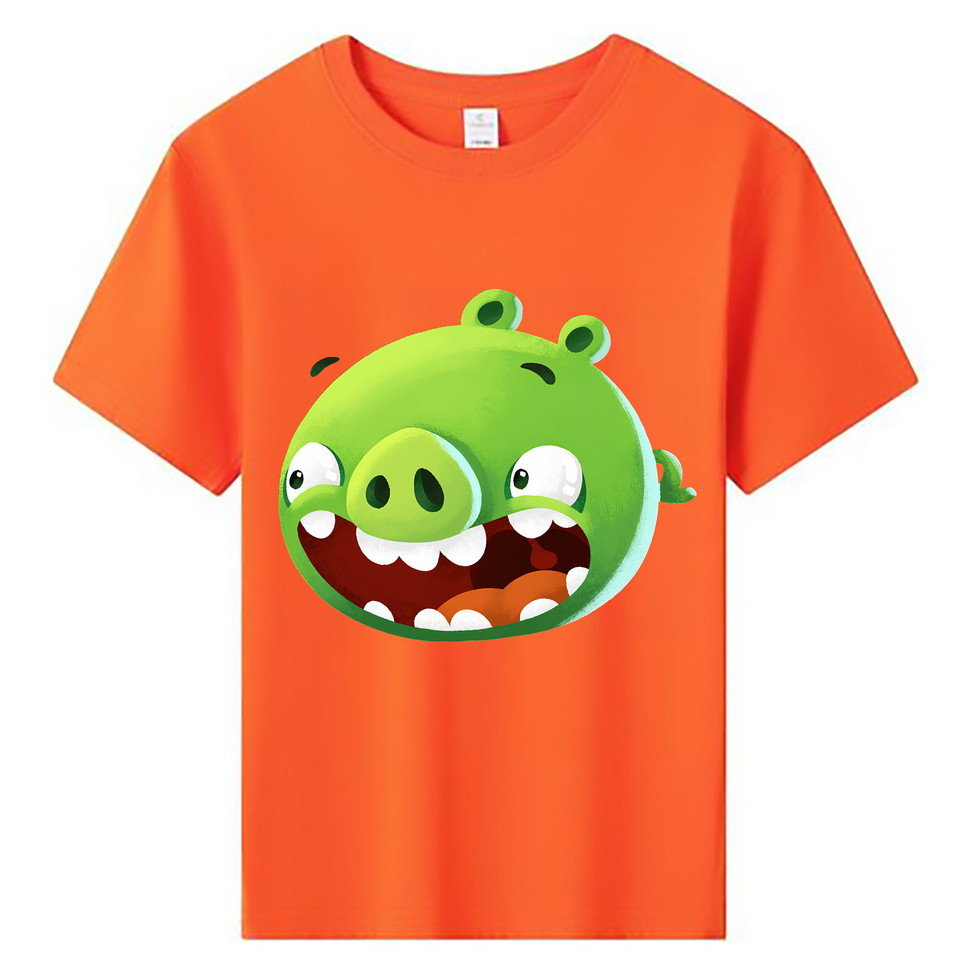 （画像用） Angry Birds アングリーバード 綿100％キッズTシャツ（フロントプリント）