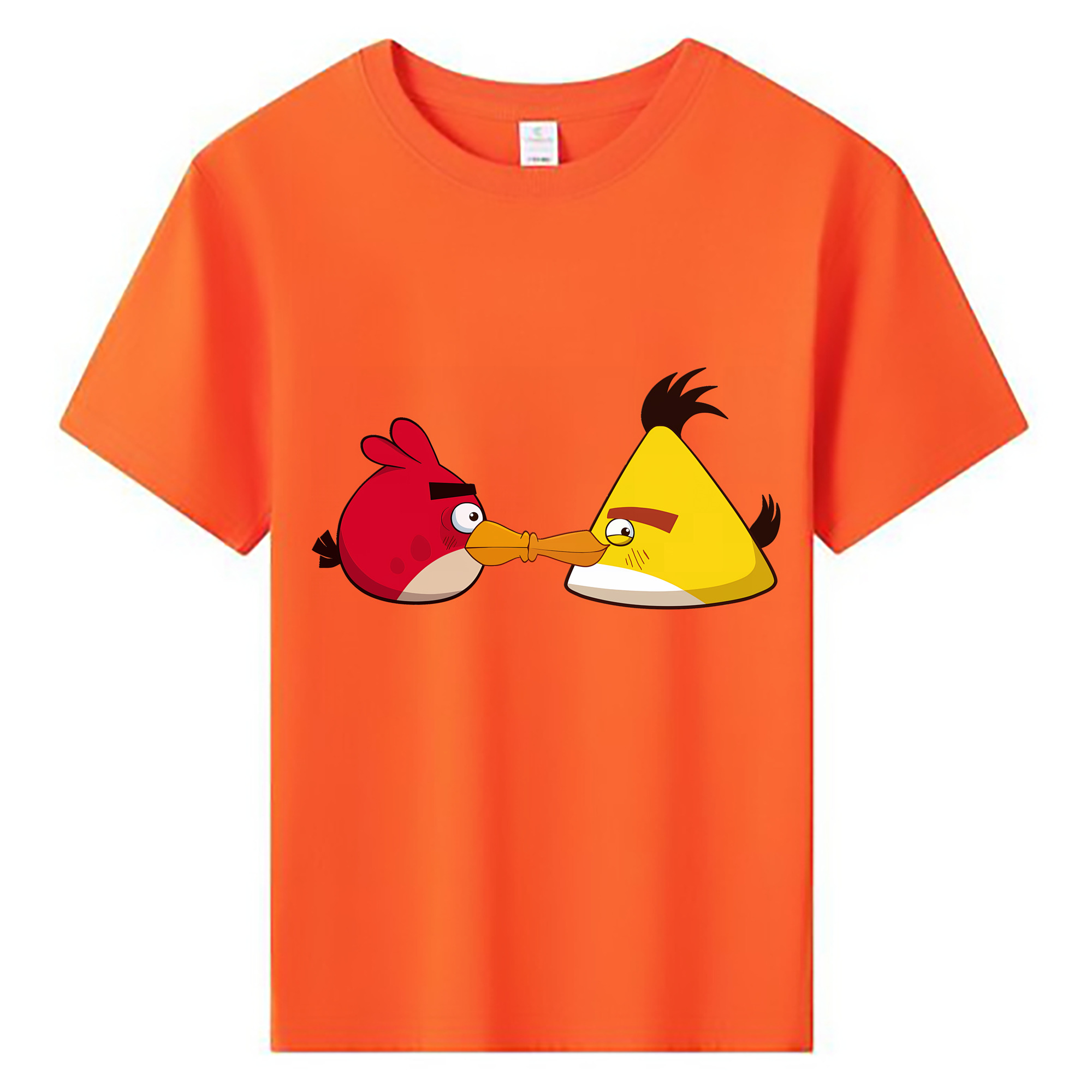 （画像用） Angry Birds アングリーバード 綿100％キッズTシャツ（フロントプリント）