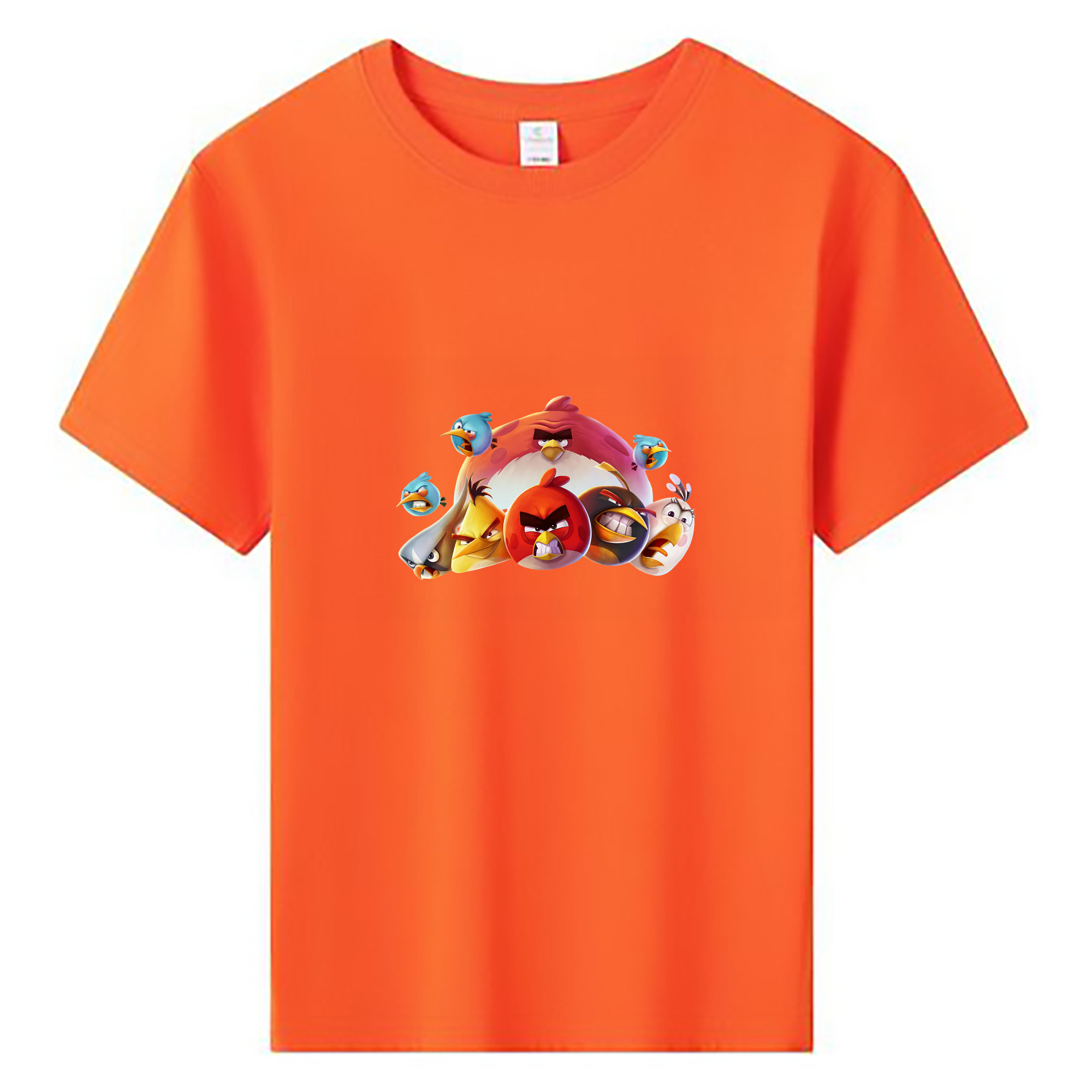（画像用） Angry Birds アングリーバード 綿100％キッズTシャツ（フロントプリント）