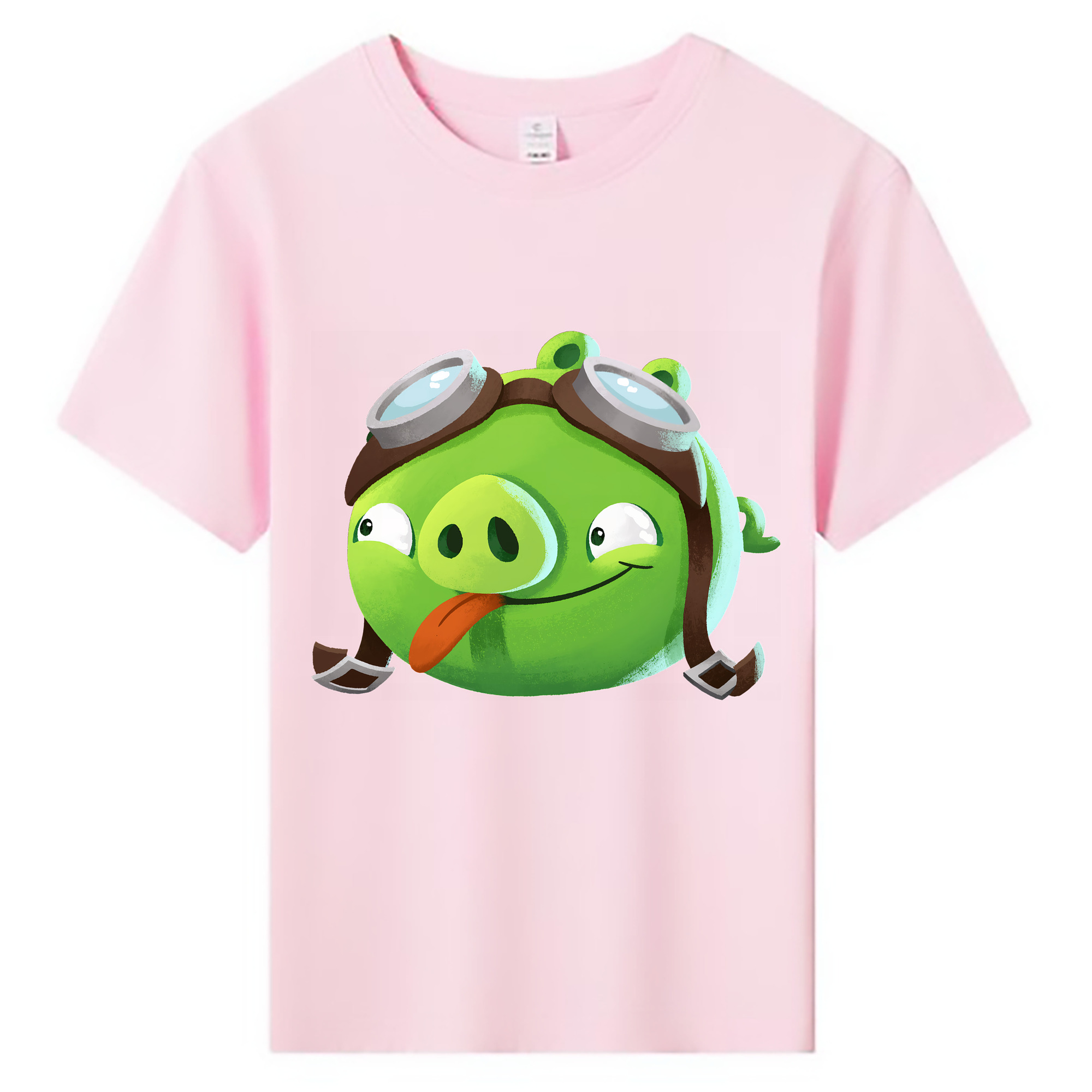 （画像用） Angry Birds アングリーバード 綿100％キッズTシャツ（フロントプリント）