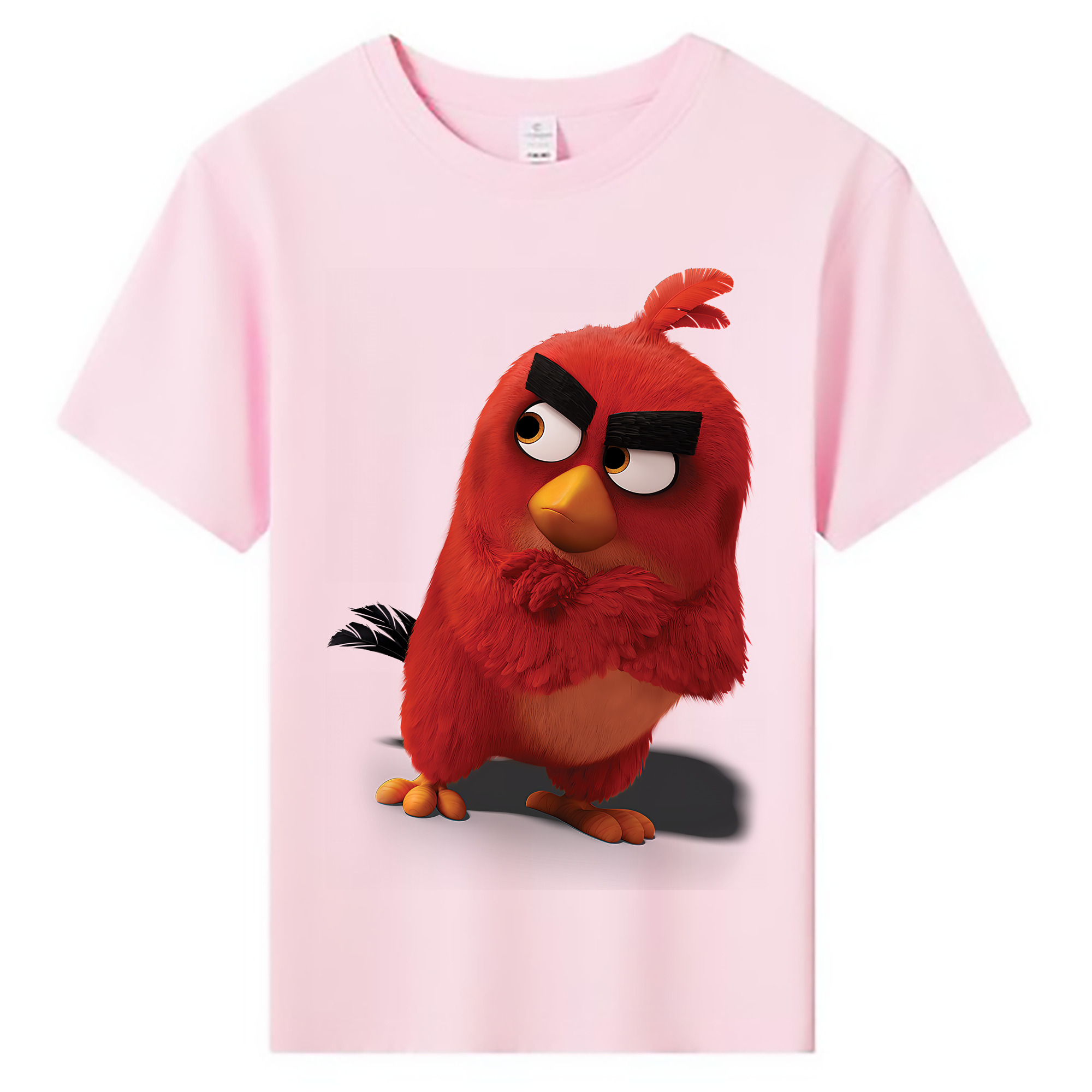 （画像用） Angry Birds アングリーバード 綿100％キッズTシャツ（フロントプリント）