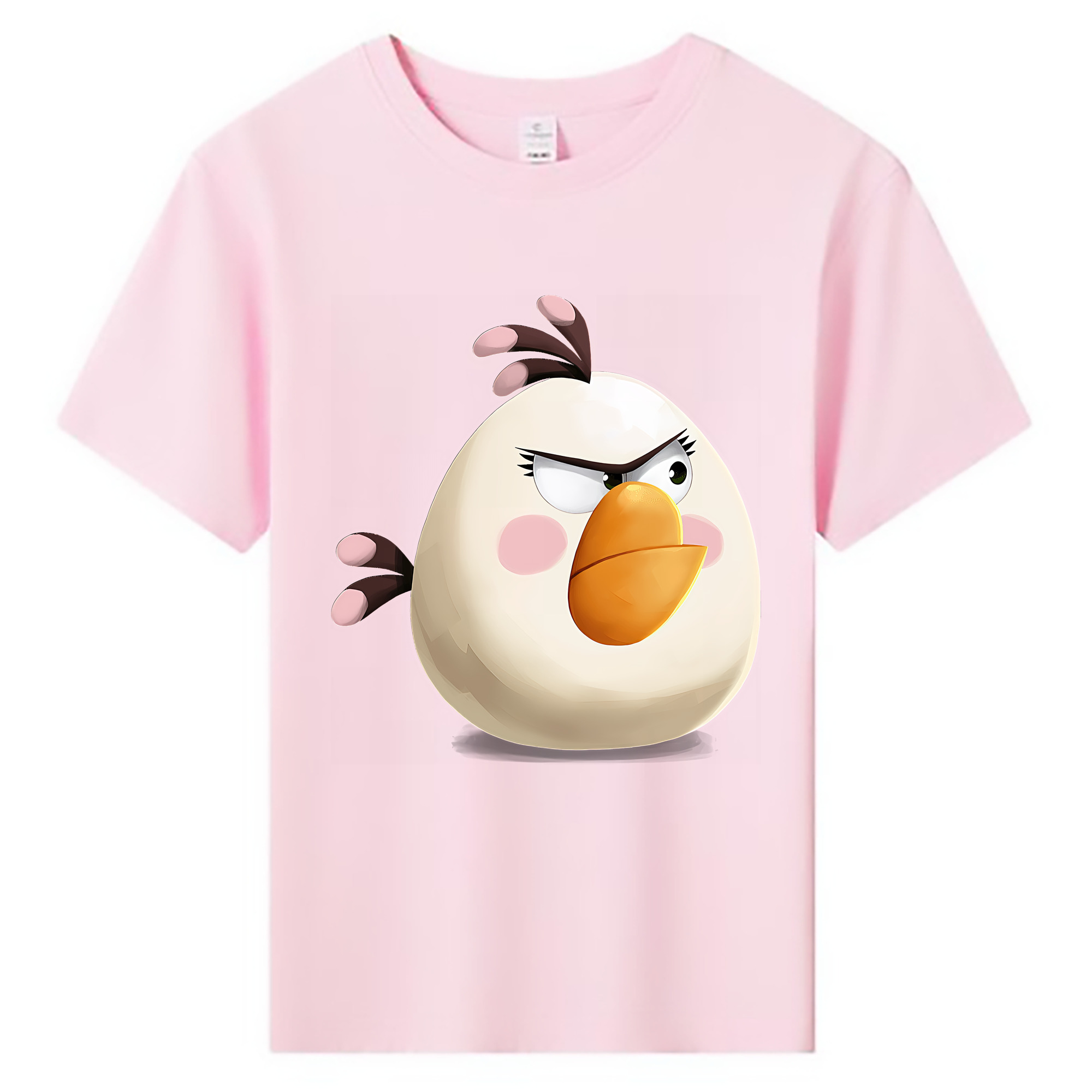 （画像用） Angry Birds アングリーバード 綿100％キッズTシャツ（フロントプリント）