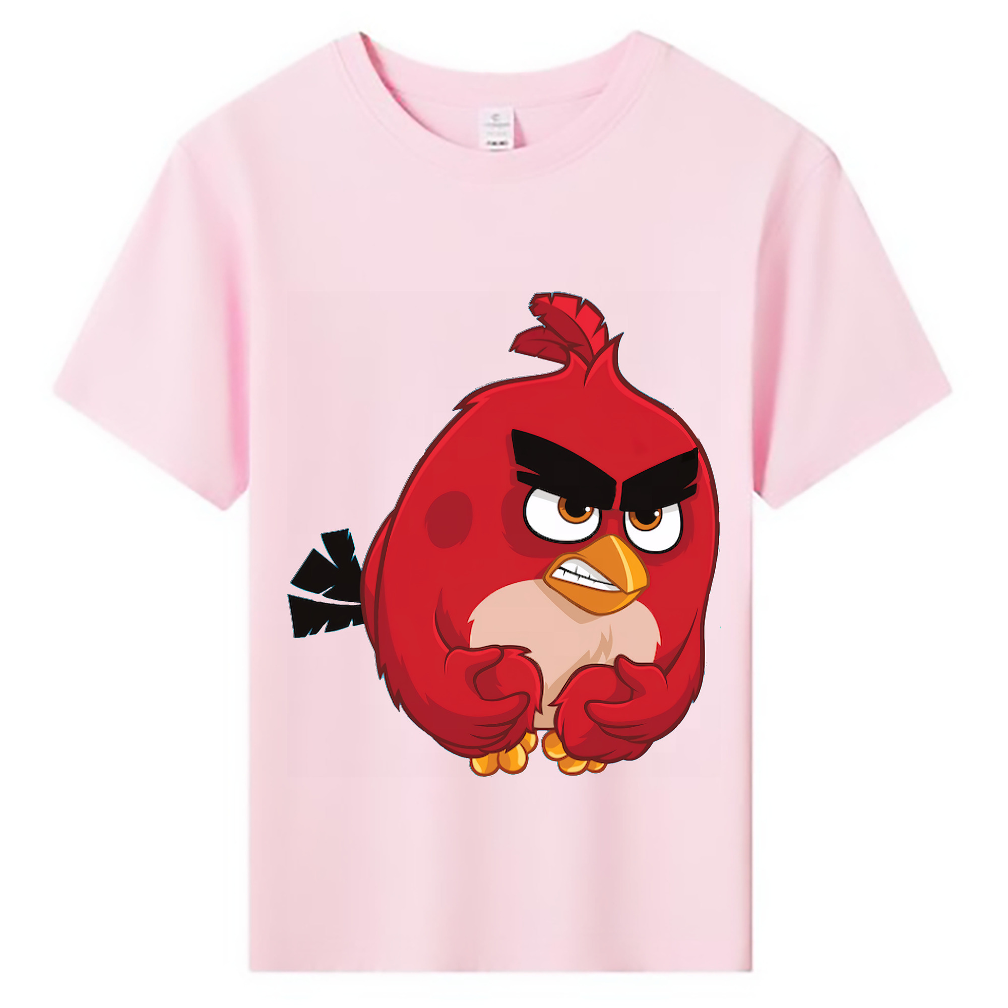 （画像用） Angry Birds アングリーバード 綿100％キッズTシャツ（フロントプリント）
