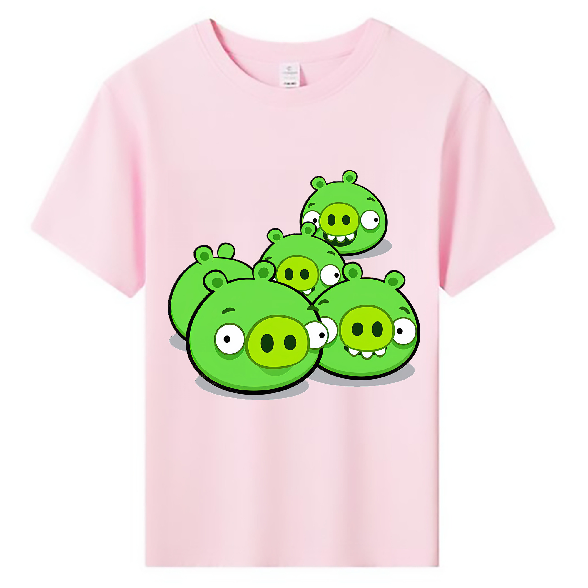 （画像用） Angry Birds アングリーバード 綿100％キッズTシャツ（フロントプリント）
