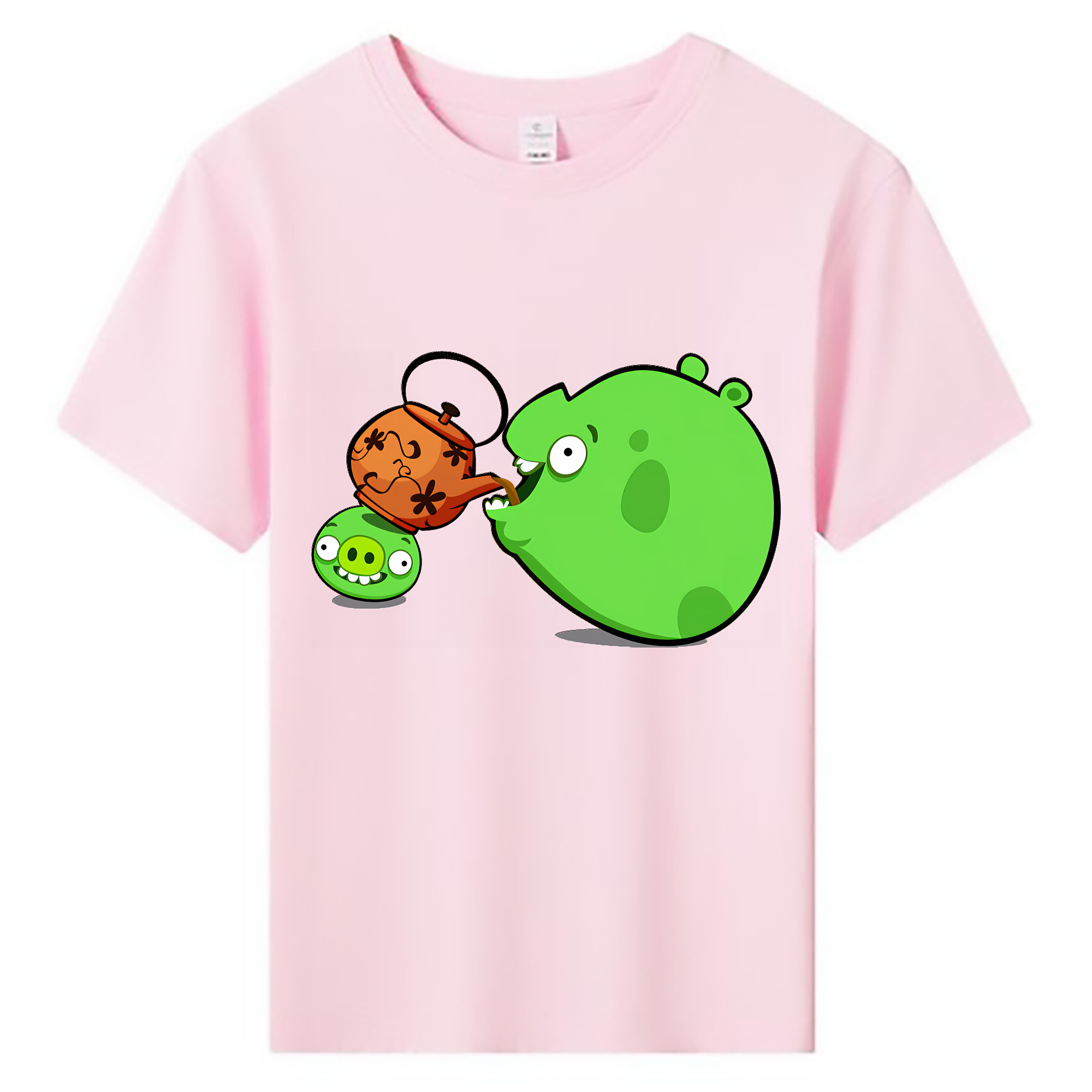 （画像用） Angry Birds アングリーバード 綿100％キッズTシャツ（フロントプリント）