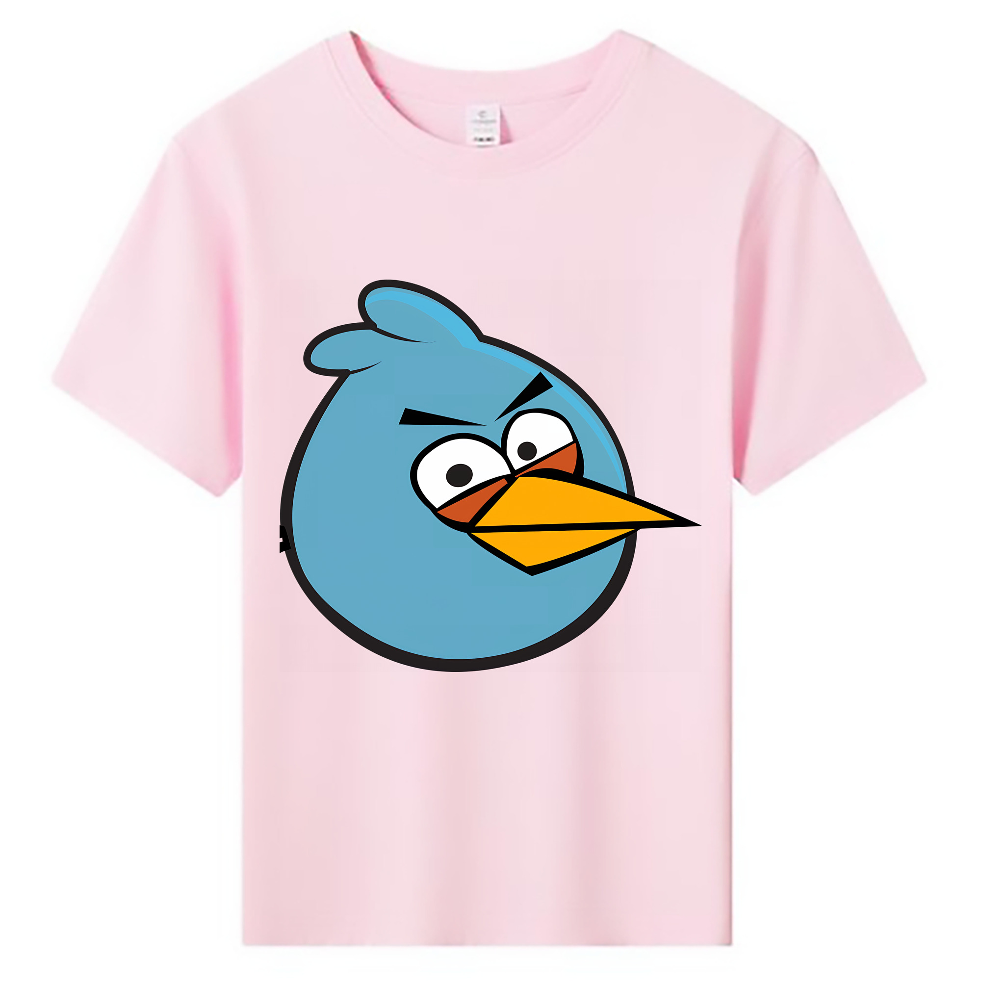（画像用） Angry Birds アングリーバード 綿100％キッズTシャツ（フロントプリント）