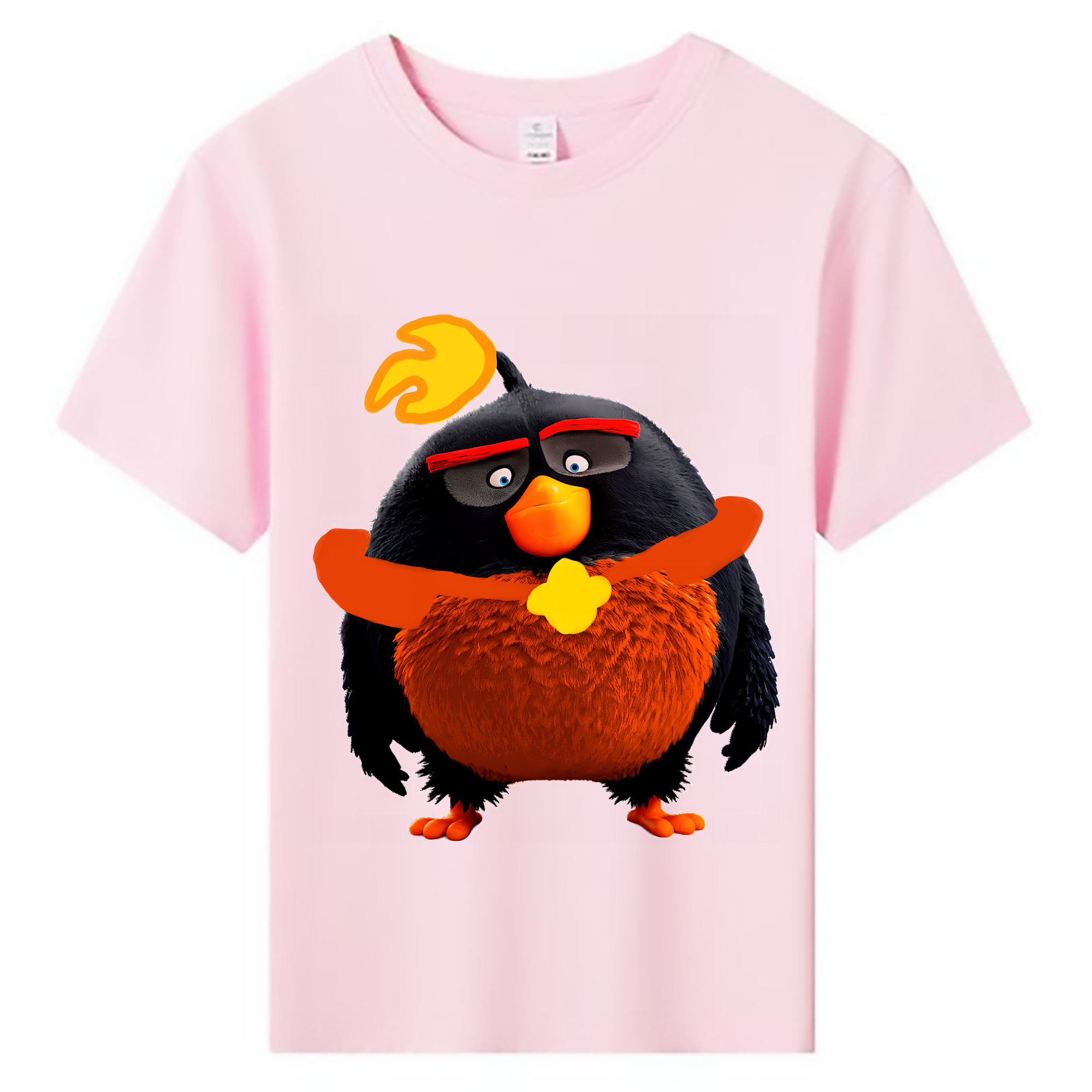 （画像用） Angry Birds アングリーバード 綿100％キッズTシャツ（フロントプリント）