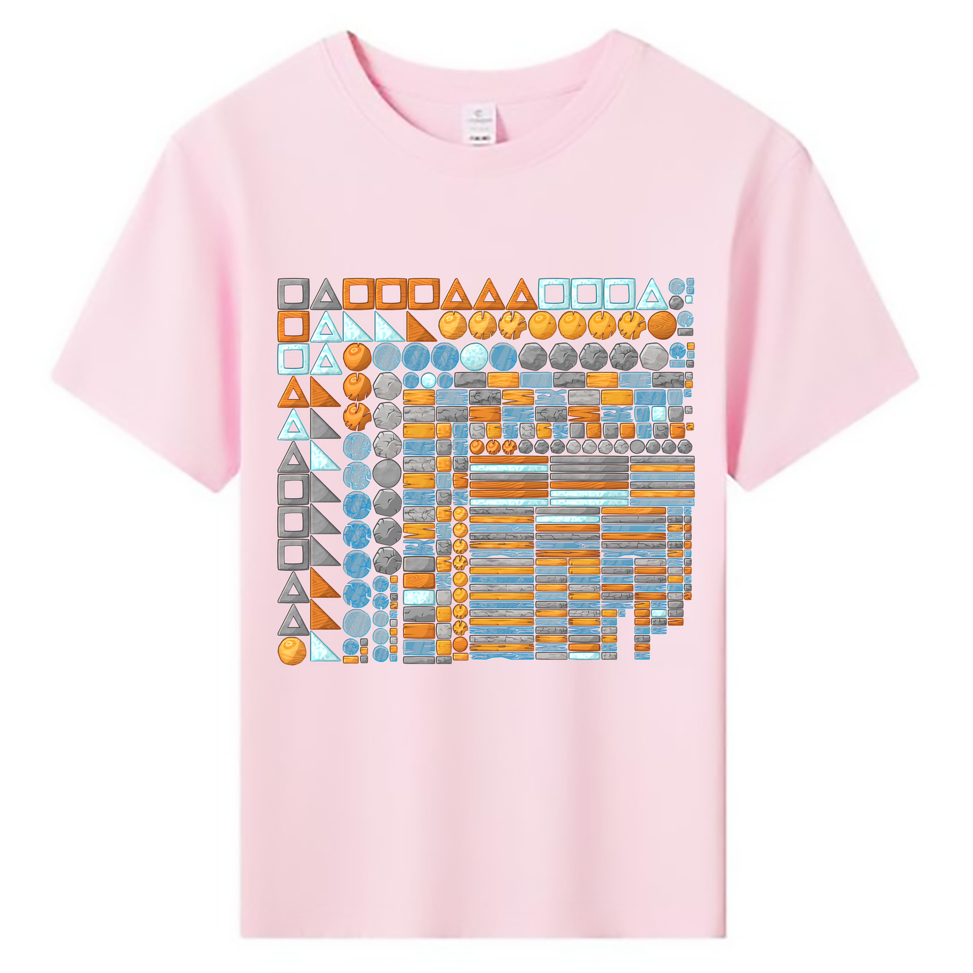 （画像用） Angry Birds アングリーバード 綿100％キッズTシャツ（フロントプリント）