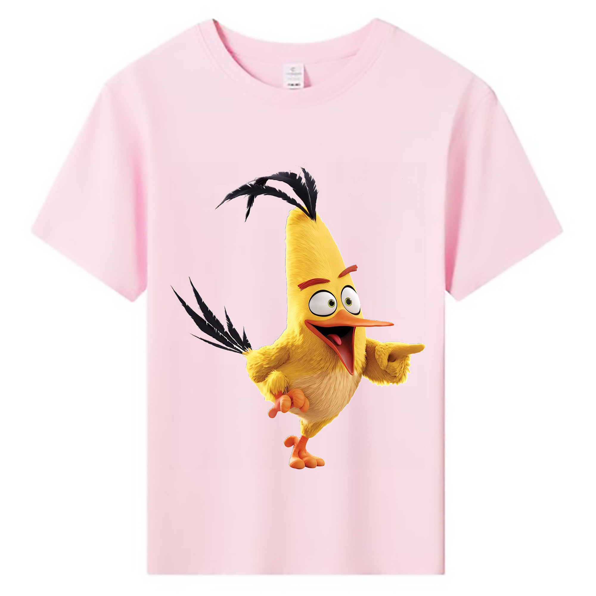 （画像用） Angry Birds アングリーバード 綿100％キッズTシャツ（フロントプリント）