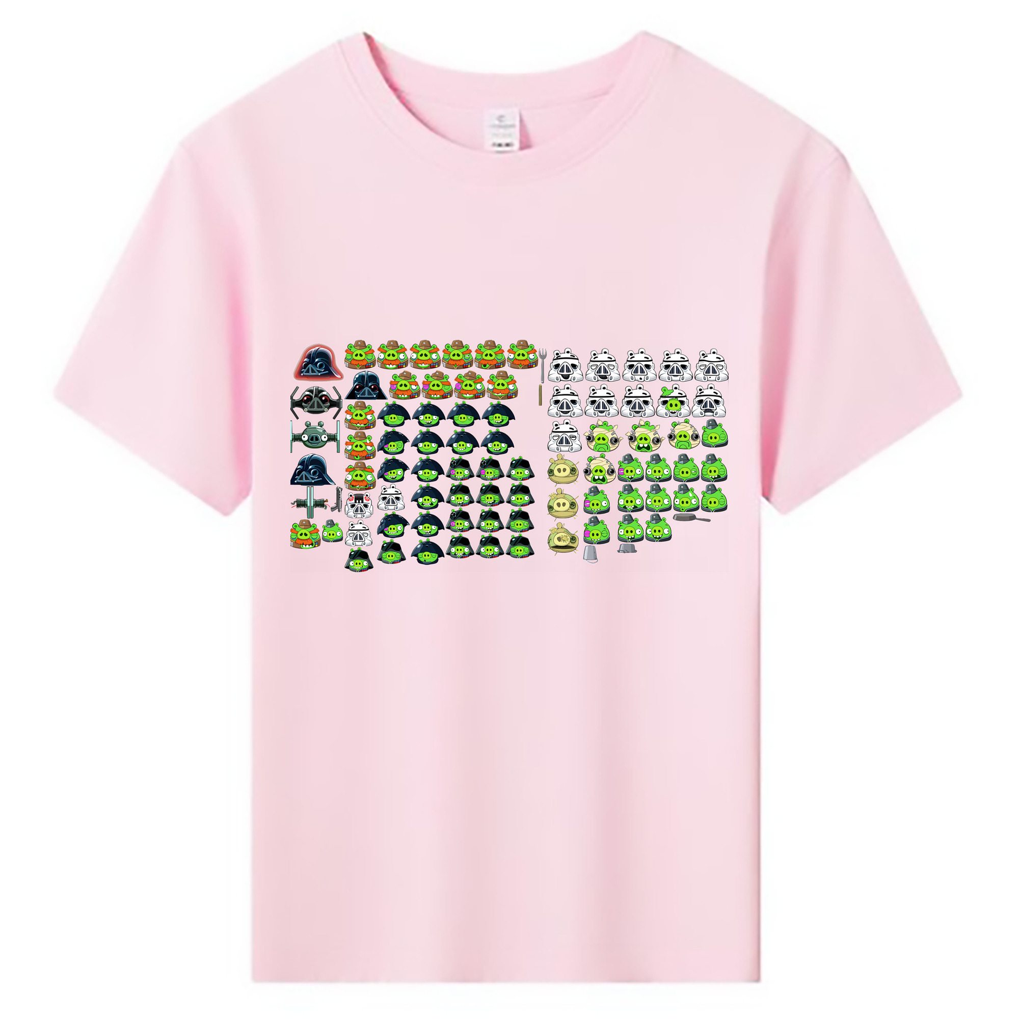（画像用） Angry Birds アングリーバード 綿100％キッズTシャツ（フロントプリント）