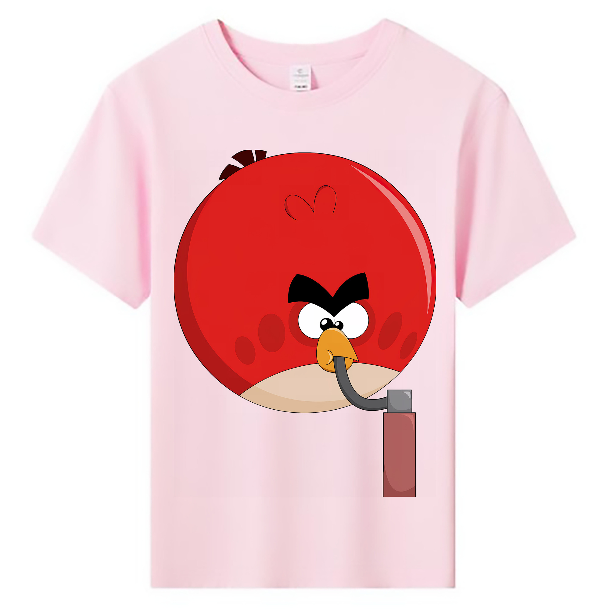 （画像用） Angry Birds アングリーバード 綿100％キッズTシャツ（フロントプリント）