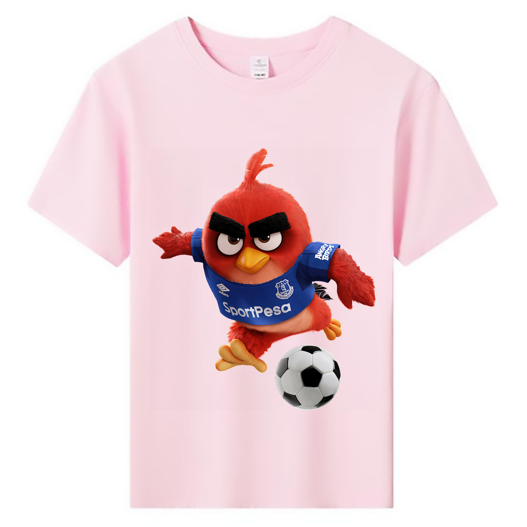（画像用） Angry Birds アングリーバード 綿100％キッズTシャツ（フロントプリント）