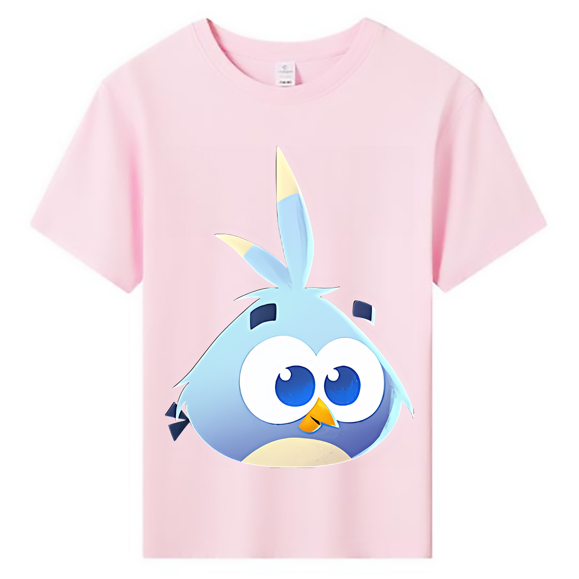 （画像用） Angry Birds アングリーバード 綿100％キッズTシャツ（フロントプリント）