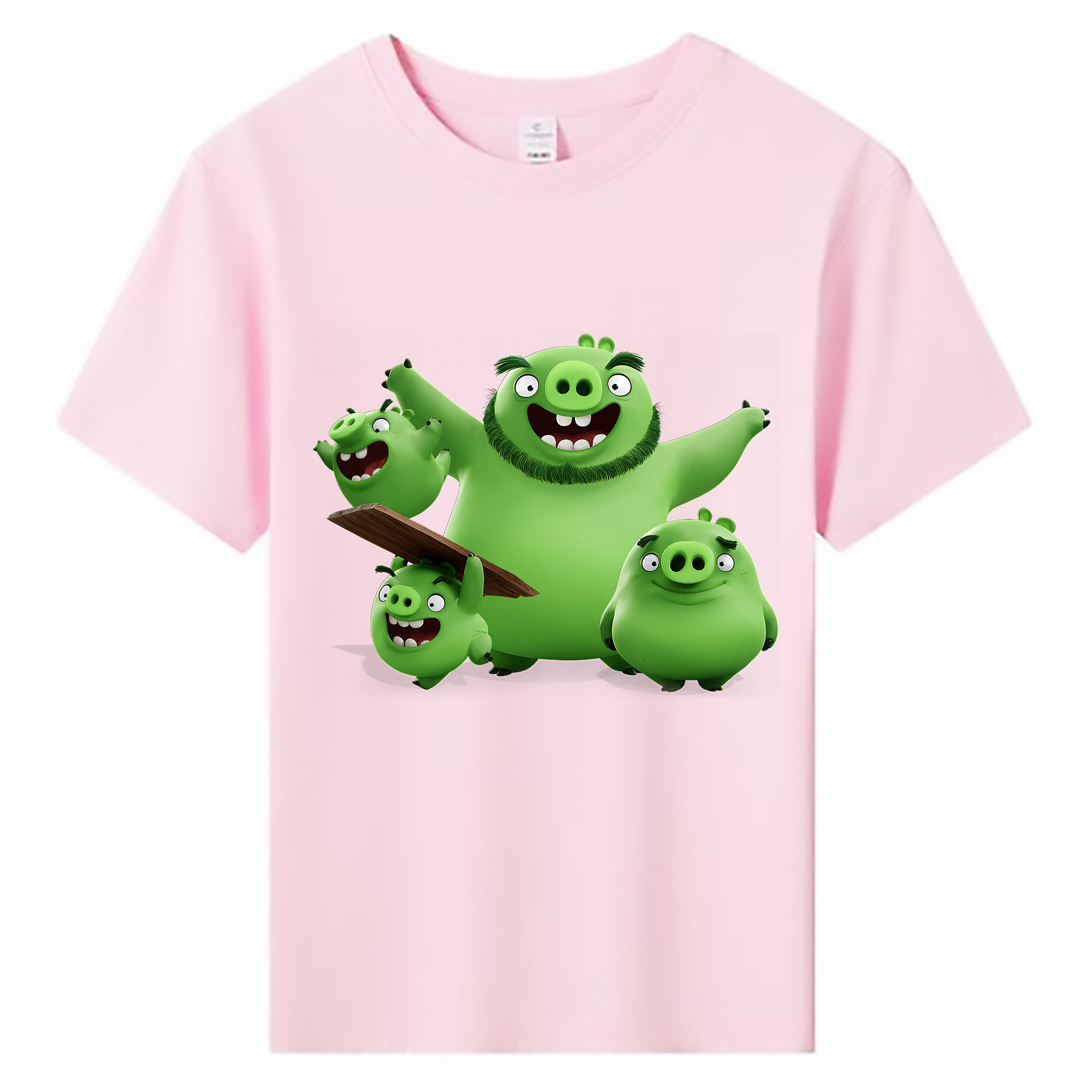 （画像用） Angry Birds アングリーバード 綿100％キッズTシャツ（フロントプリント）