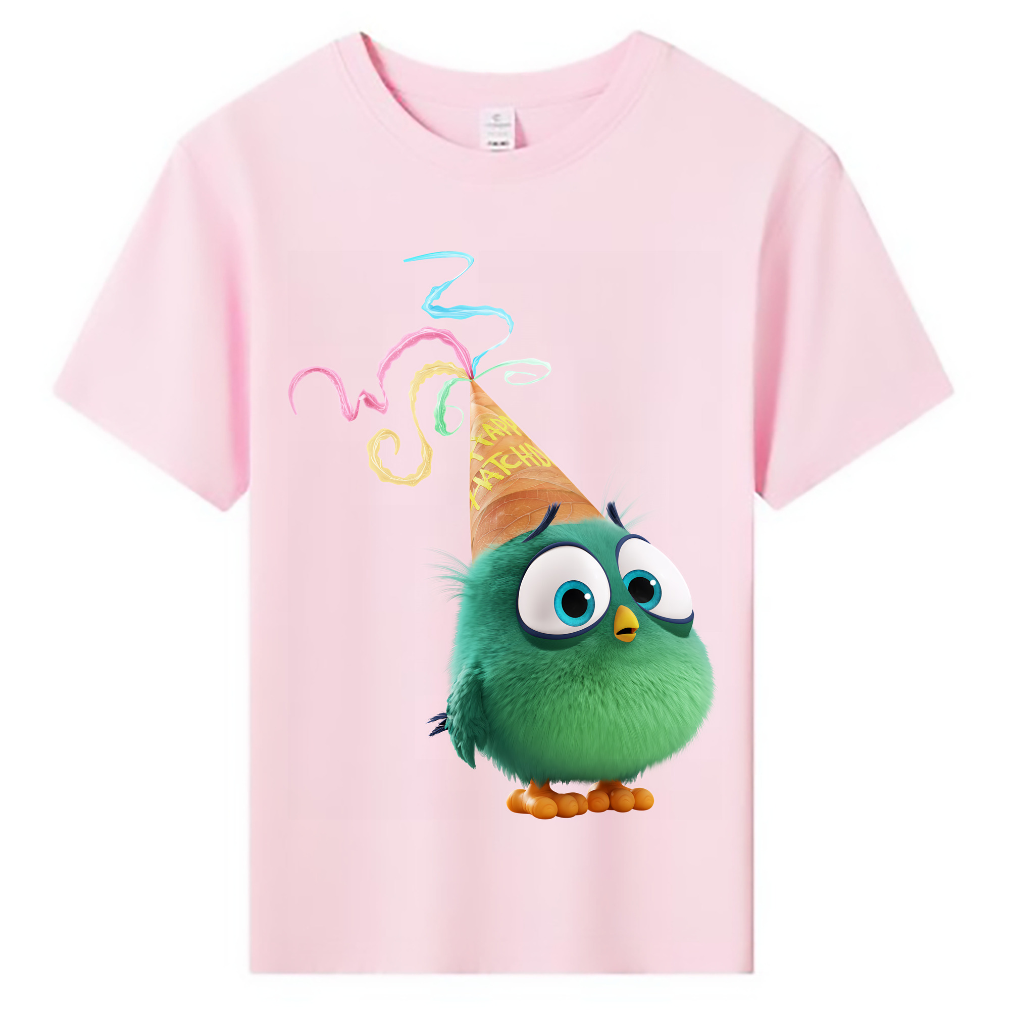 （画像用） Angry Birds アングリーバード 綿100％キッズTシャツ（フロントプリント）