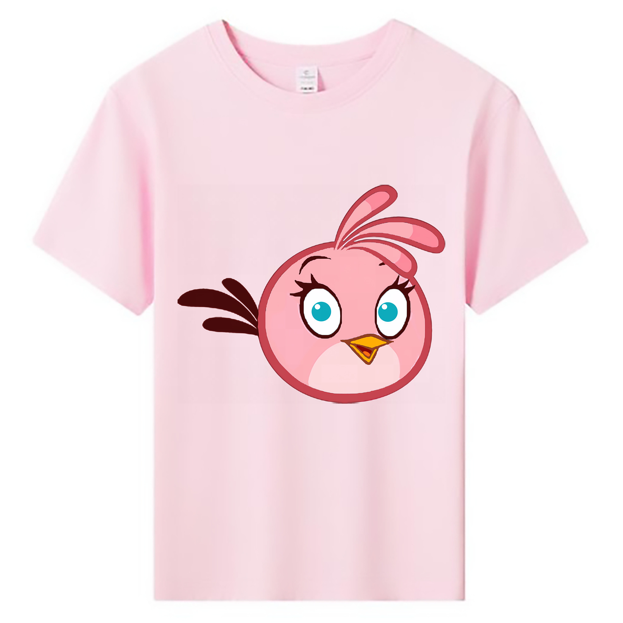 （画像用） Angry Birds アングリーバード 綿100％キッズTシャツ（フロントプリント）