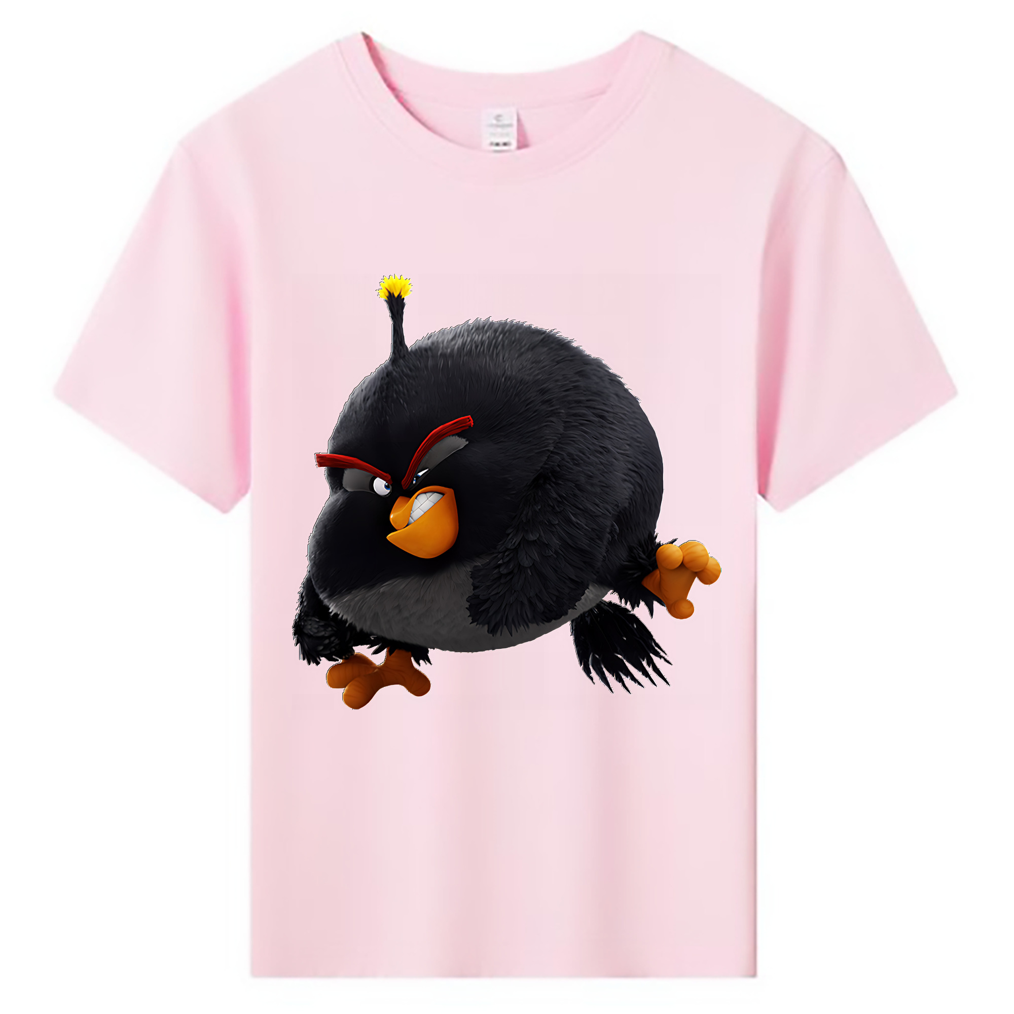 （画像用） Angry Birds アングリーバード 綿100％キッズTシャツ（フロントプリント）