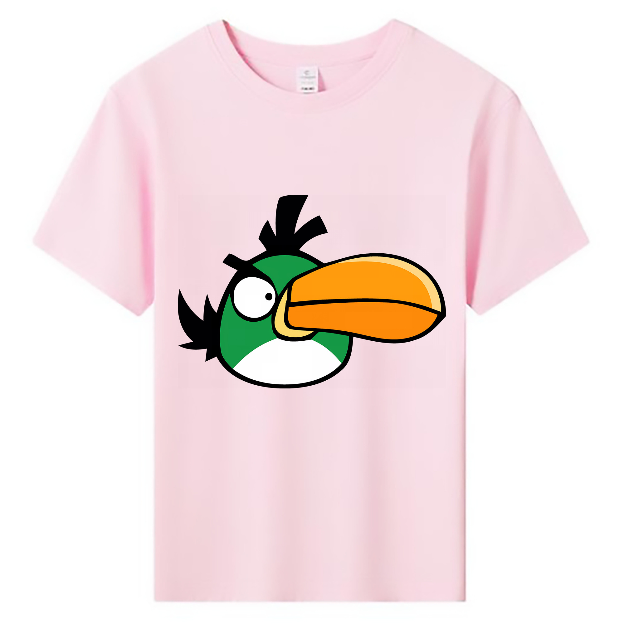 （画像用） Angry Birds アングリーバード 綿100％キッズTシャツ（フロントプリント）
