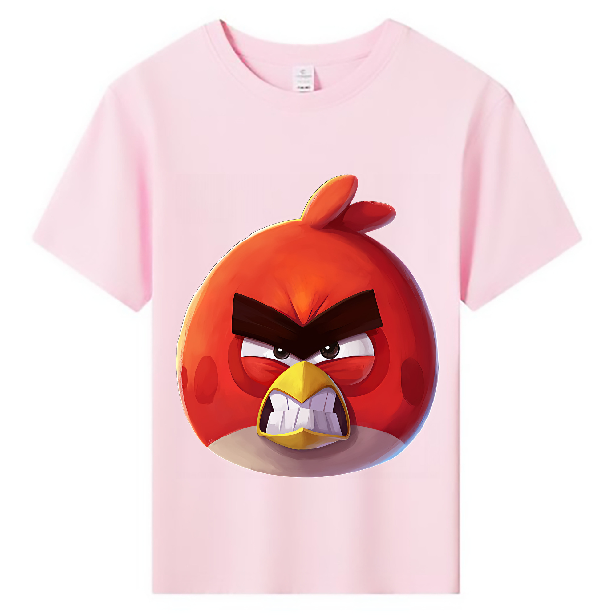 （画像用） Angry Birds アングリーバード 綿100％キッズTシャツ（フロントプリント）
