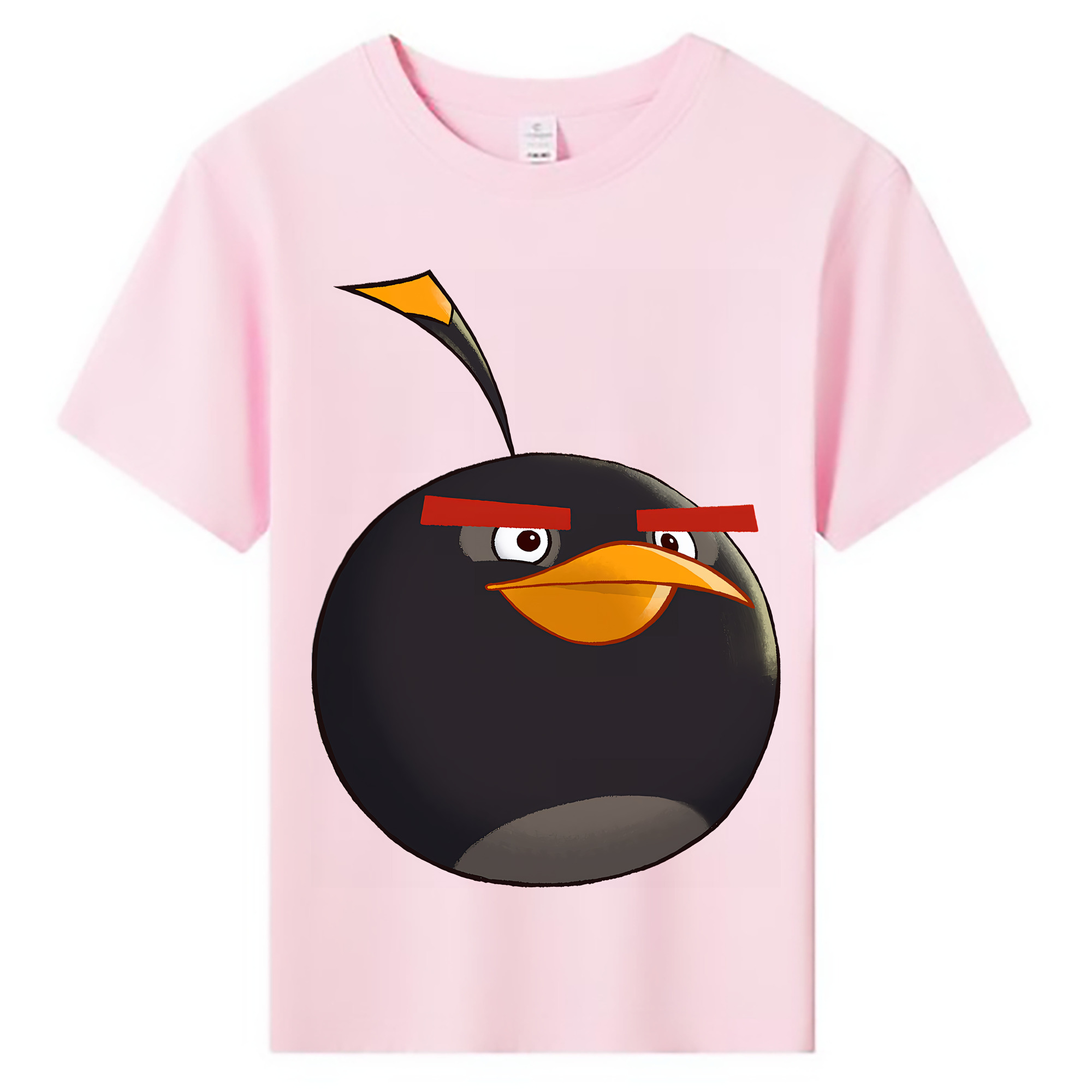 （画像用） Angry Birds アングリーバード 綿100％キッズTシャツ（フロントプリント）
