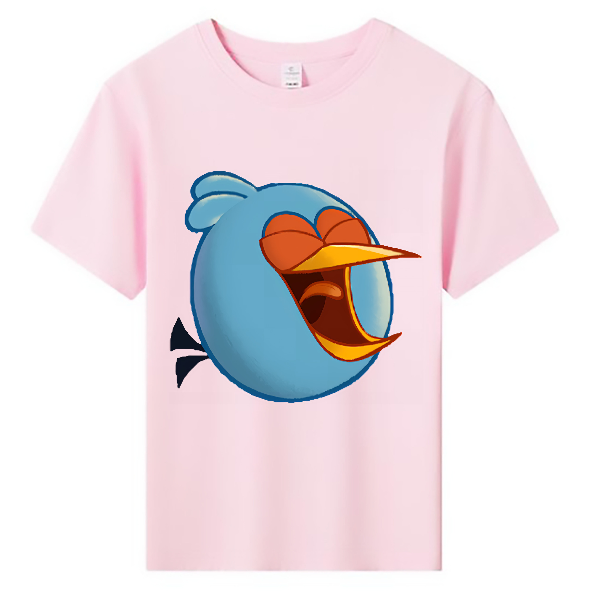 （画像用） Angry Birds アングリーバード 綿100％キッズTシャツ（フロントプリント）
