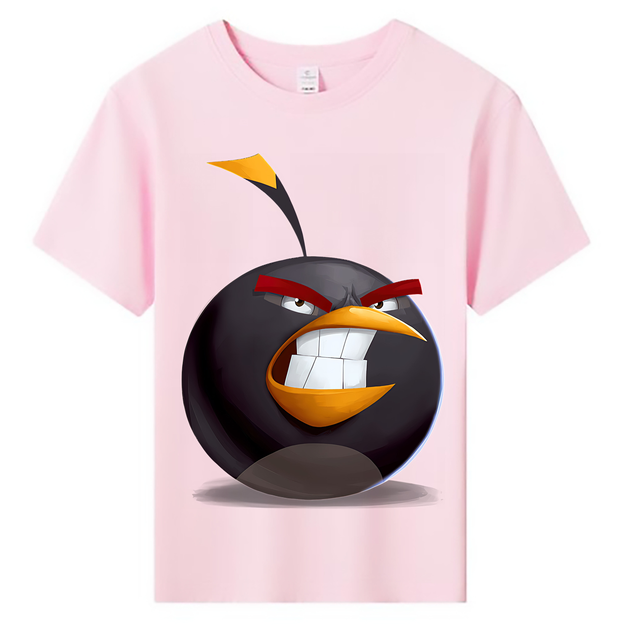 （画像用） Angry Birds アングリーバード 綿100％キッズTシャツ（フロントプリント）