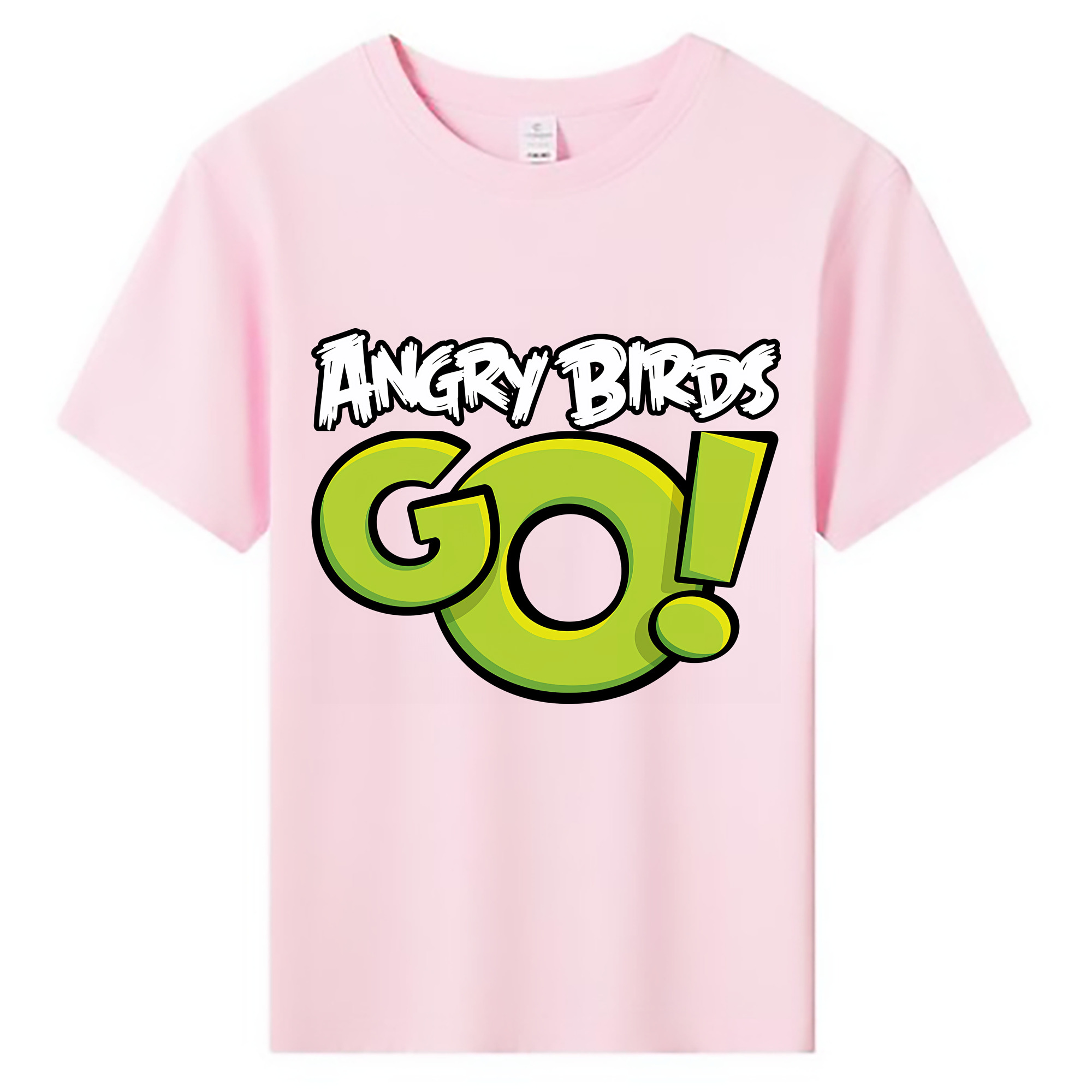 （画像用） Angry Birds アングリーバード 綿100％キッズTシャツ（フロントプリント）
