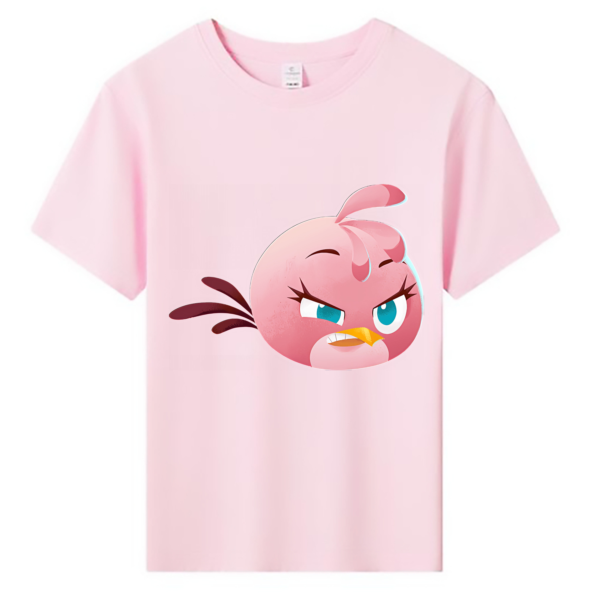 （画像用） Angry Birds アングリーバード 綿100％キッズTシャツ（フロントプリント）