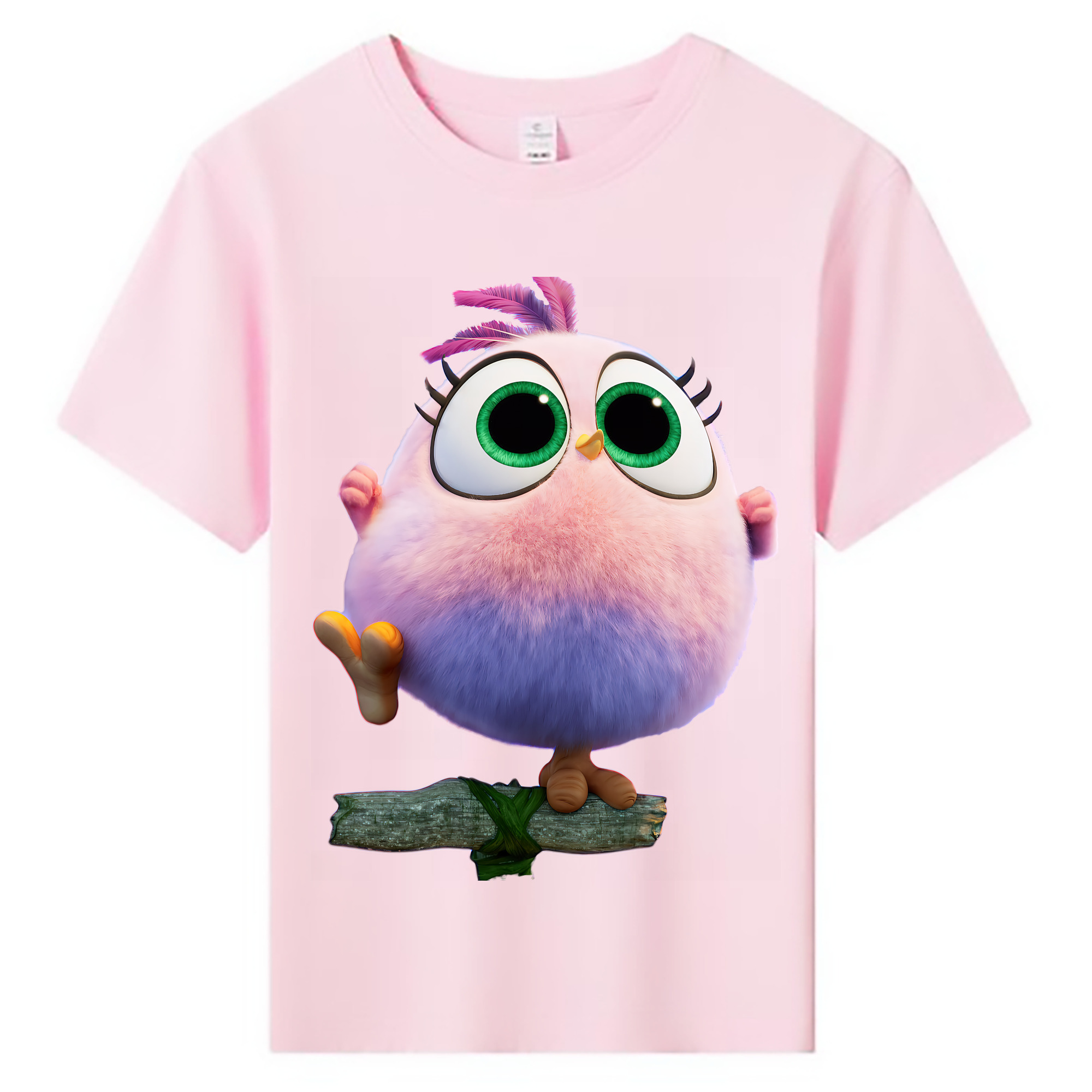 （画像用） Angry Birds アングリーバード 綿100％キッズTシャツ（フロントプリント）
