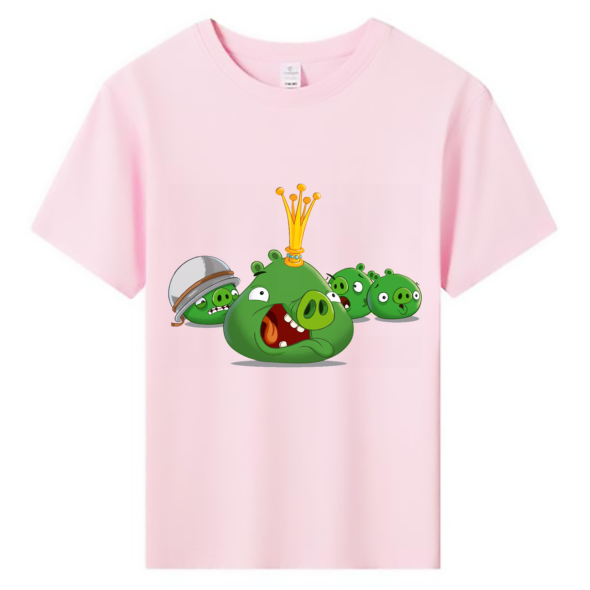 （画像用） Angry Birds アングリーバード 綿100％キッズTシャツ（フロントプリント）