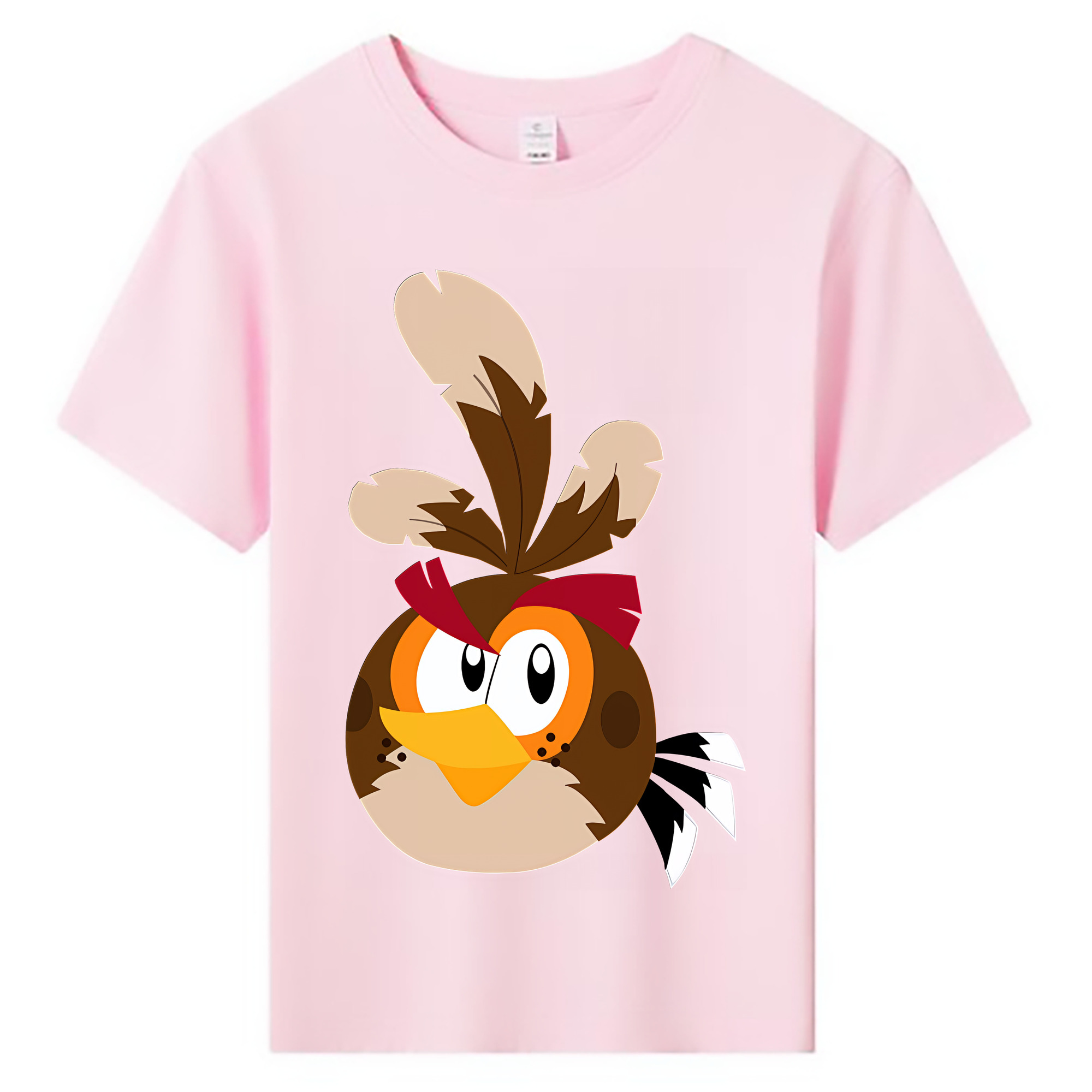 （画像用） Angry Birds アングリーバード 綿100％キッズTシャツ（フロントプリント）