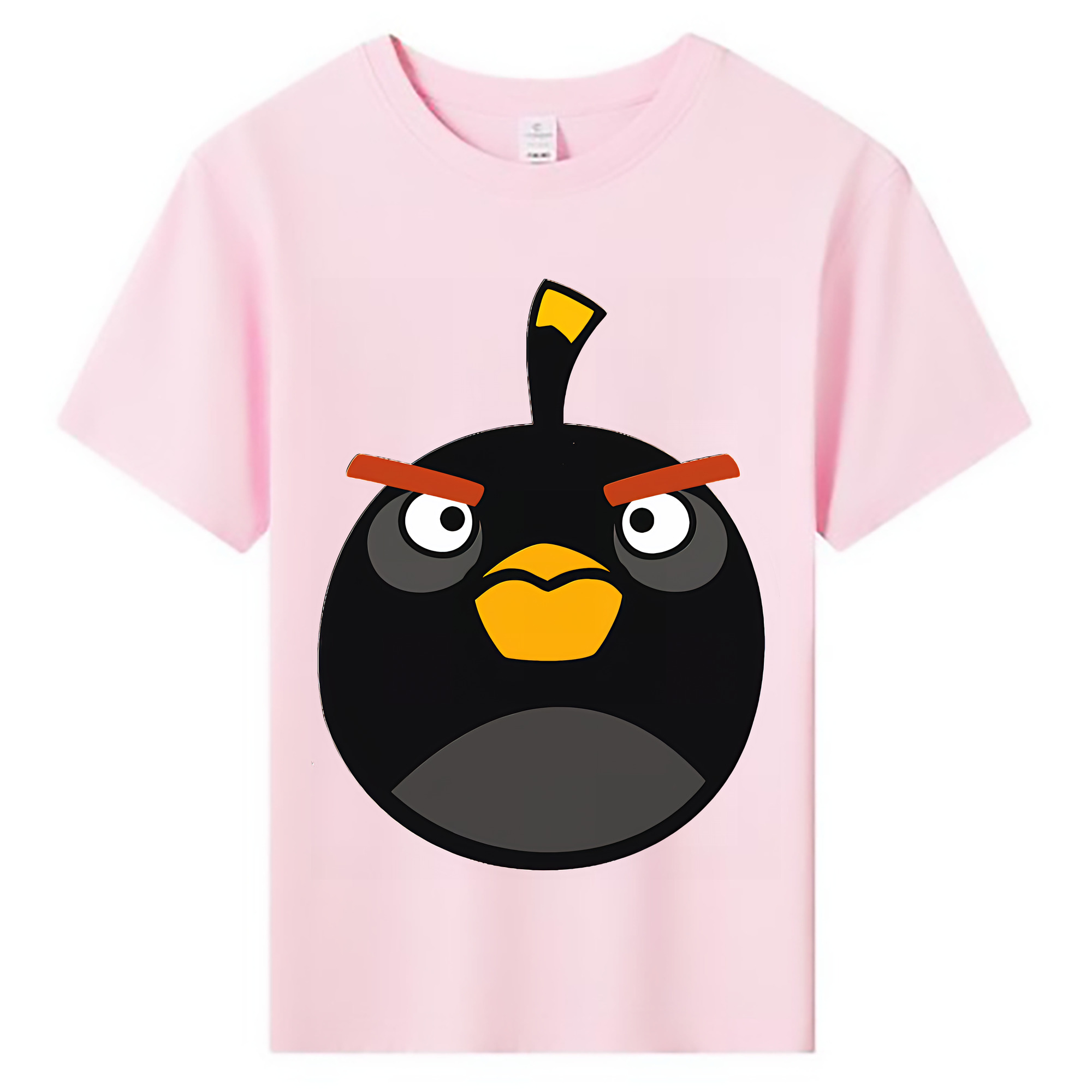 （画像用） Angry Birds アングリーバード 綿100％キッズTシャツ（フロントプリント）