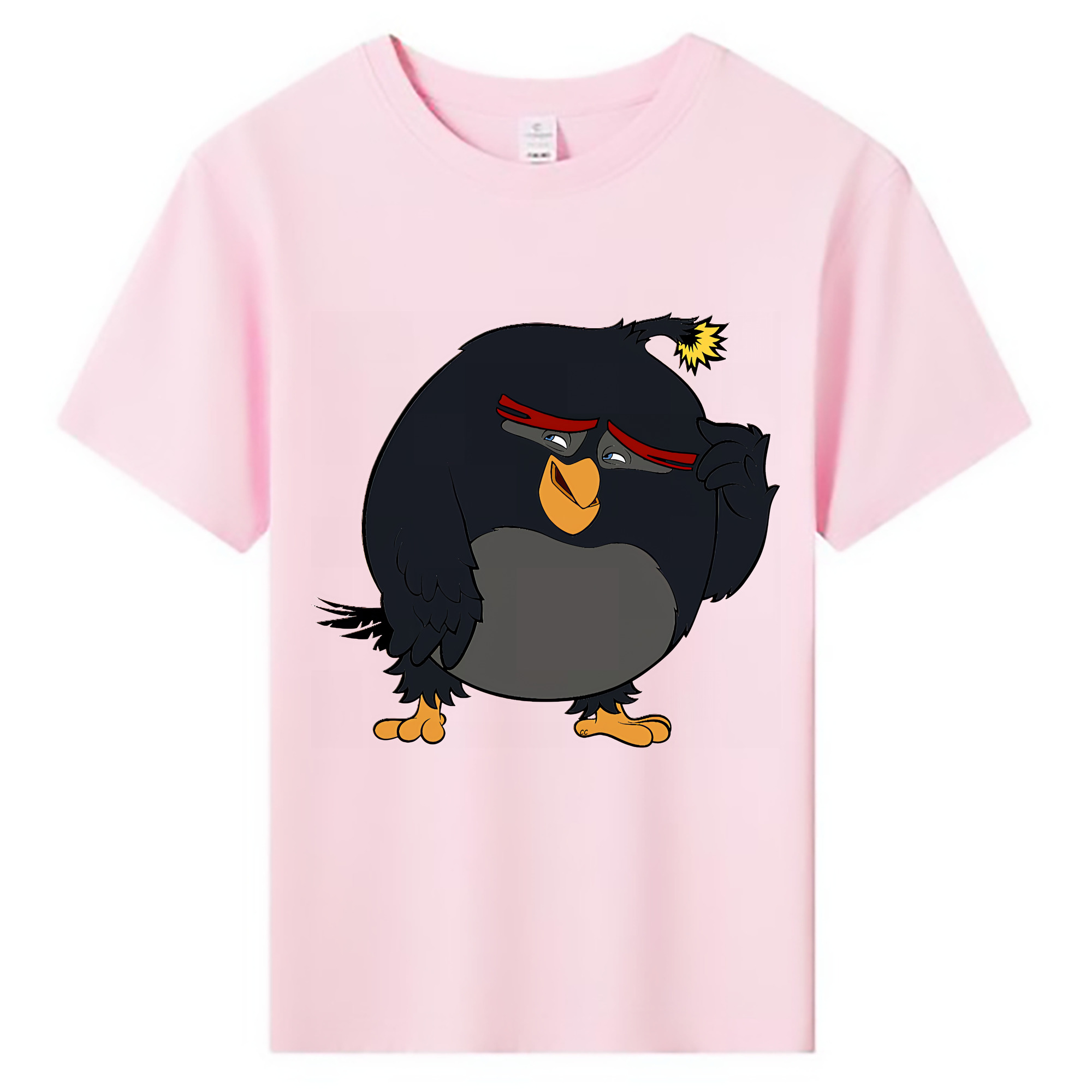 （画像用） Angry Birds アングリーバード 綿100％キッズTシャツ（フロントプリント）