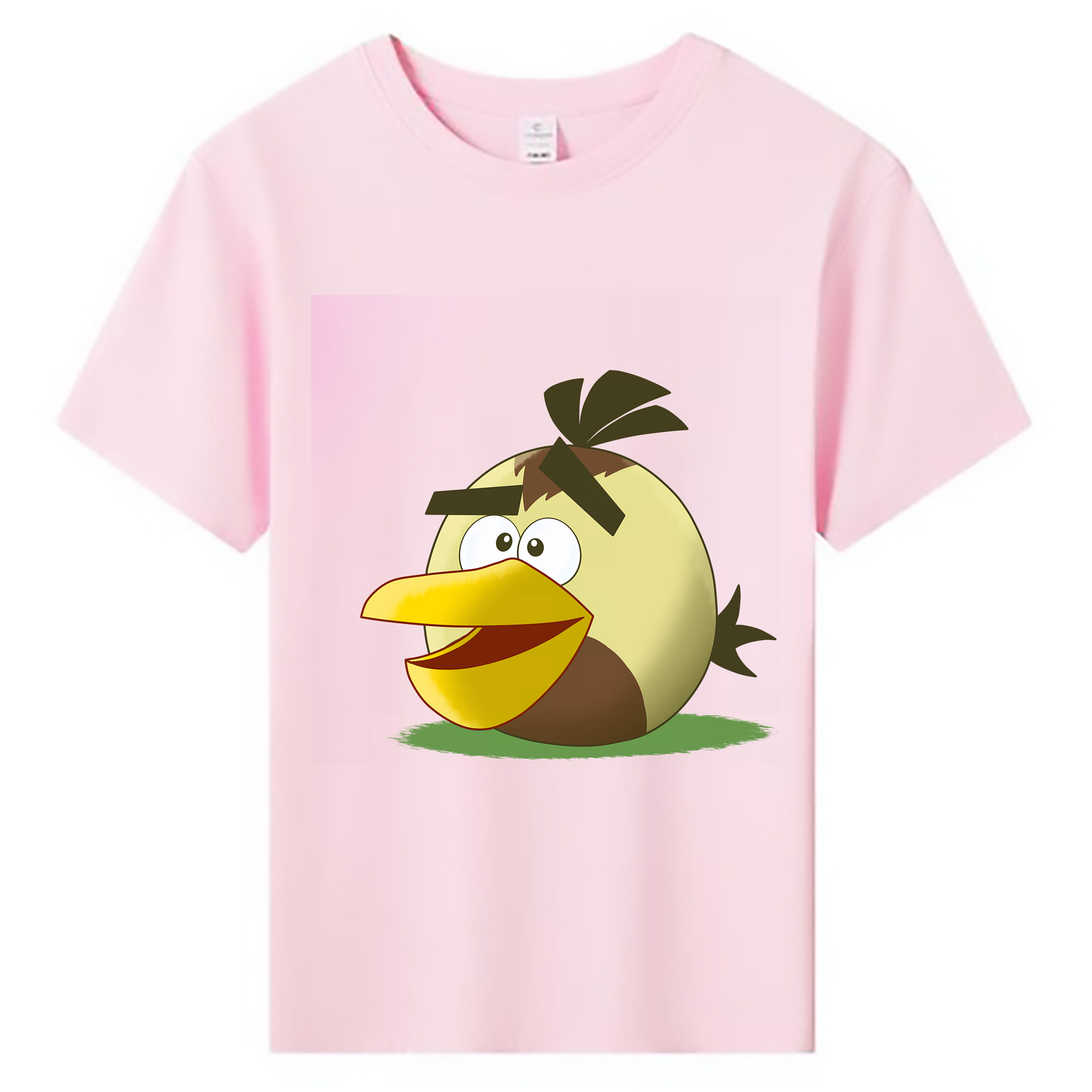 （画像用） Angry Birds アングリーバード 綿100％キッズTシャツ（フロントプリント）