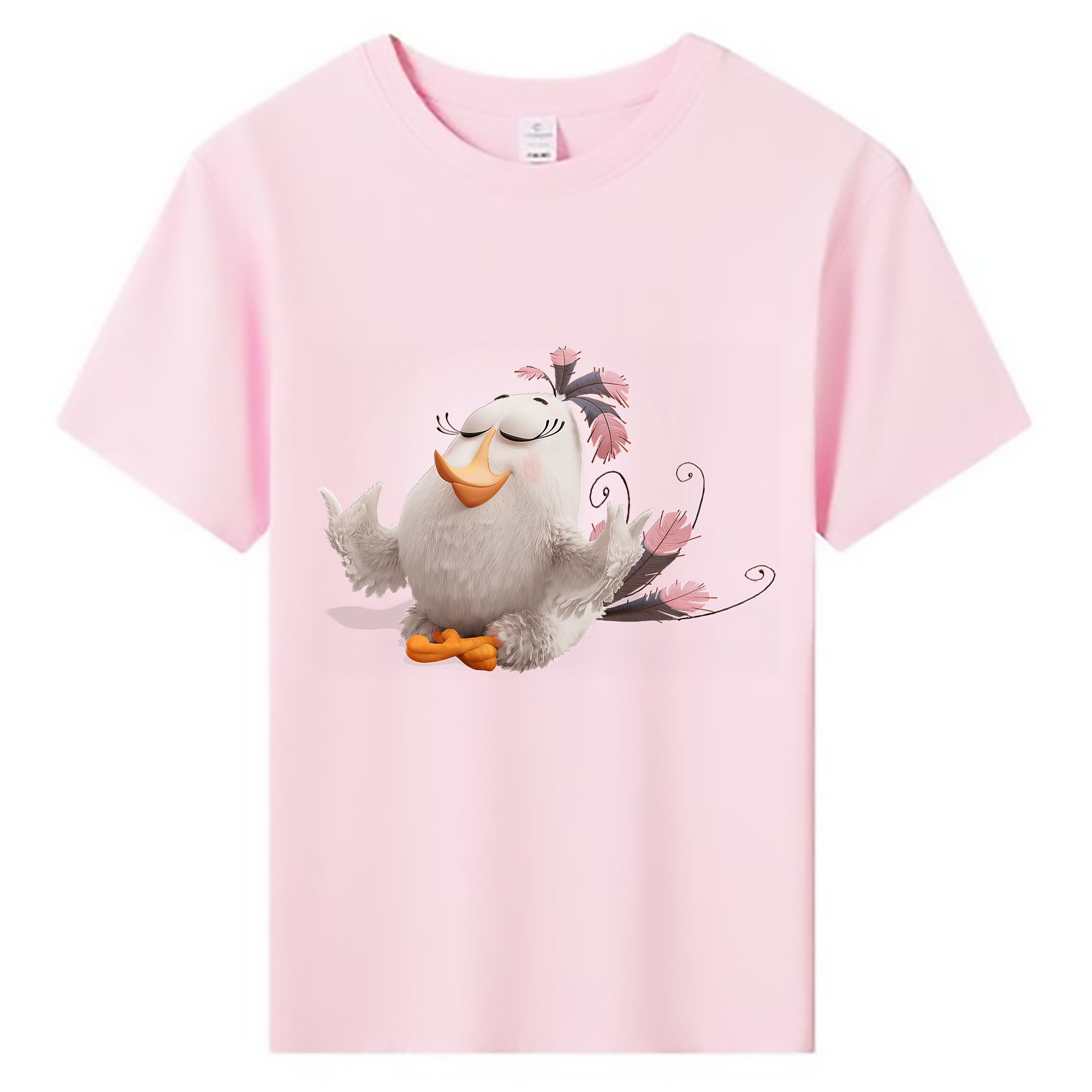 （画像用） Angry Birds アングリーバード 綿100％キッズTシャツ（フロントプリント）