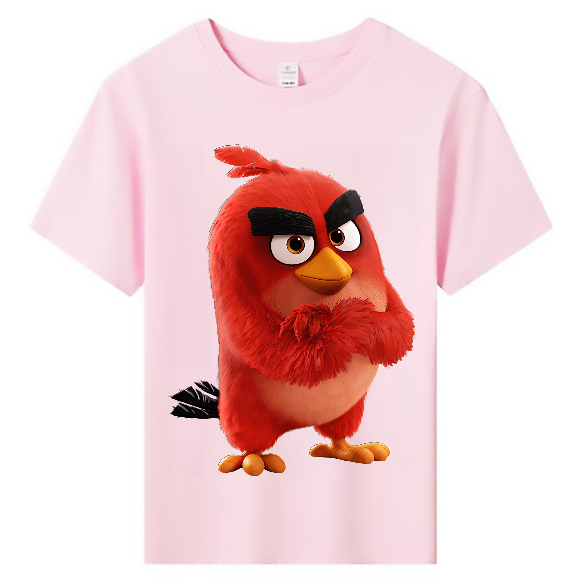 （画像用） Angry Birds アングリーバード 綿100％キッズTシャツ（フロントプリント）