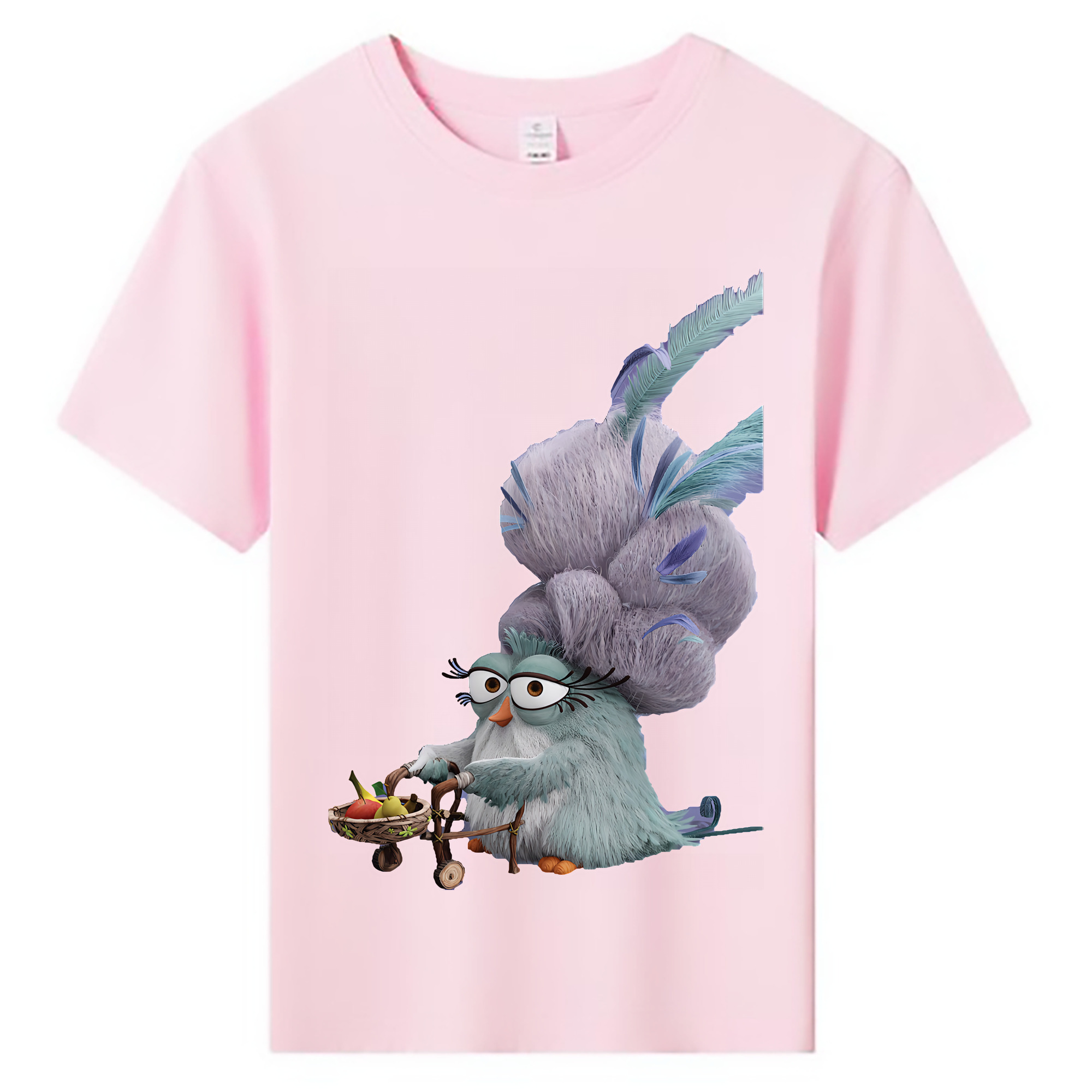 （画像用） Angry Birds アングリーバード 綿100％キッズTシャツ（フロントプリント）