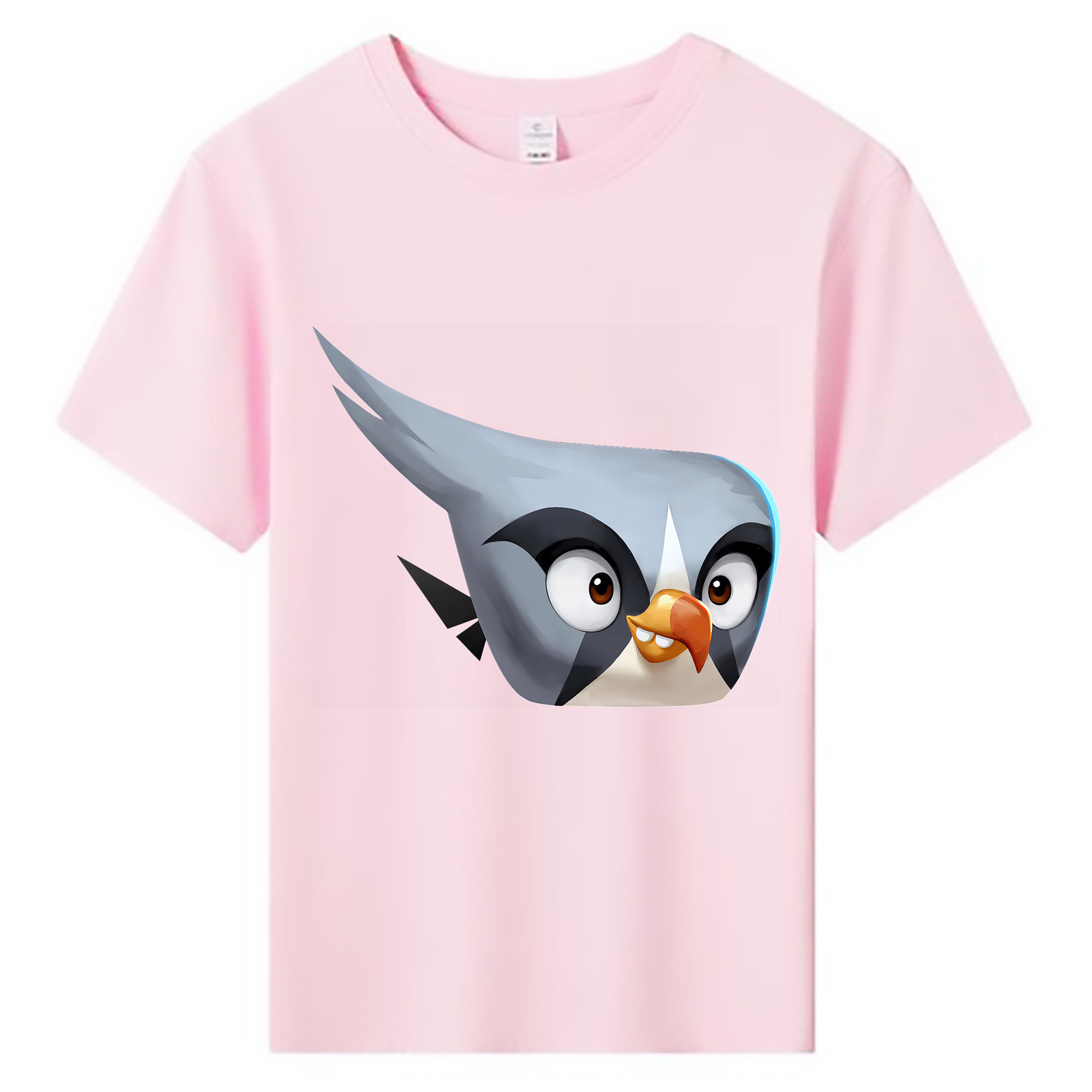 （画像用） Angry Birds アングリーバード 綿100％キッズTシャツ（フロントプリント）