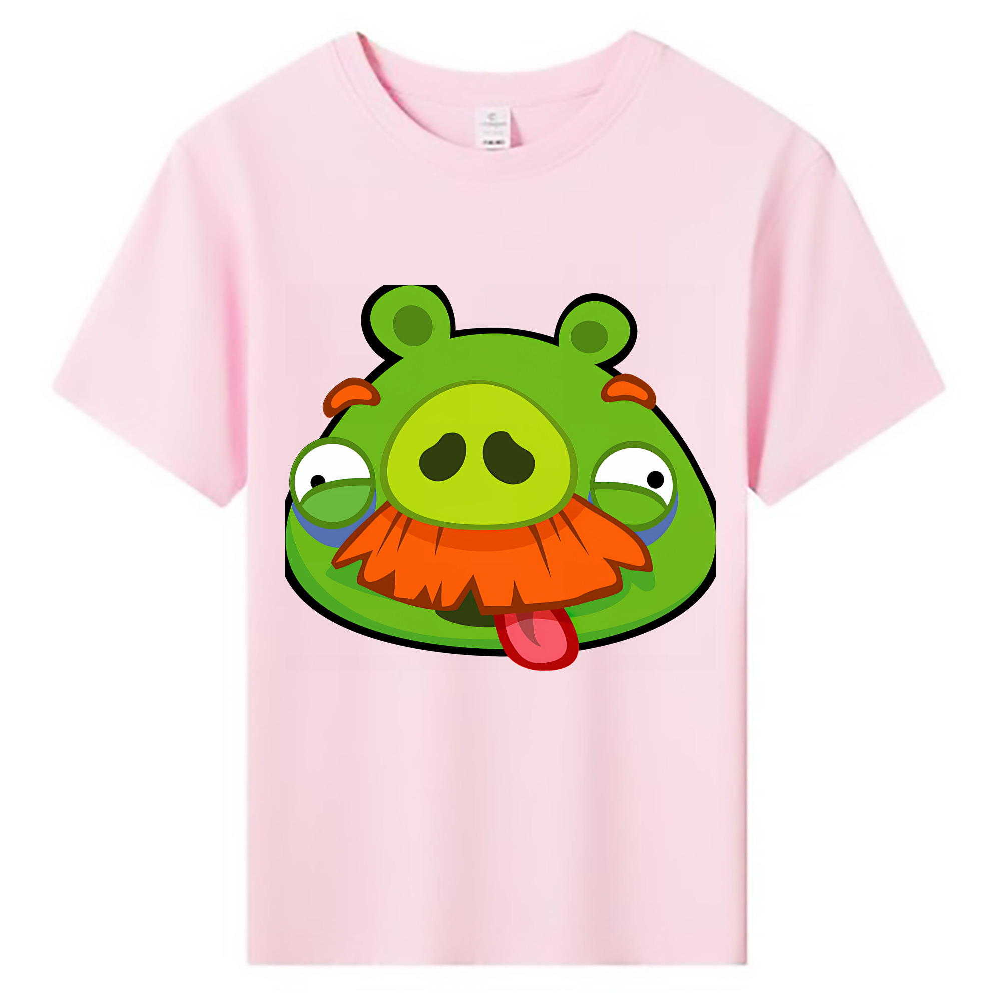 （画像用） Angry Birds アングリーバード 綿100％キッズTシャツ（フロントプリント）