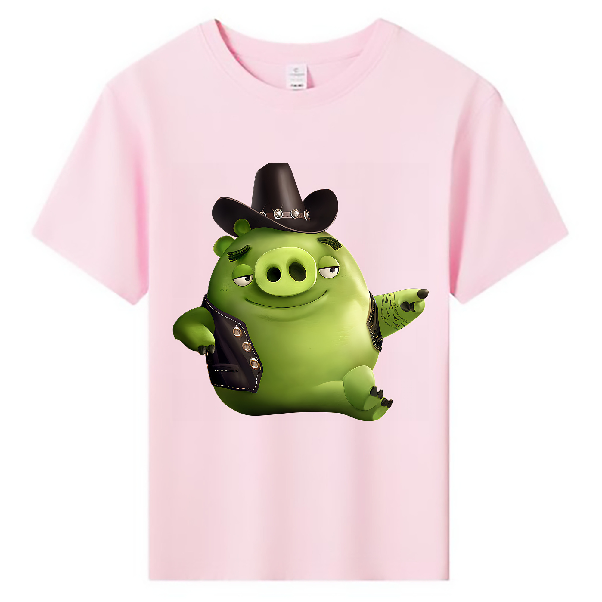 （画像用） Angry Birds アングリーバード 綿100％キッズTシャツ（フロントプリント）