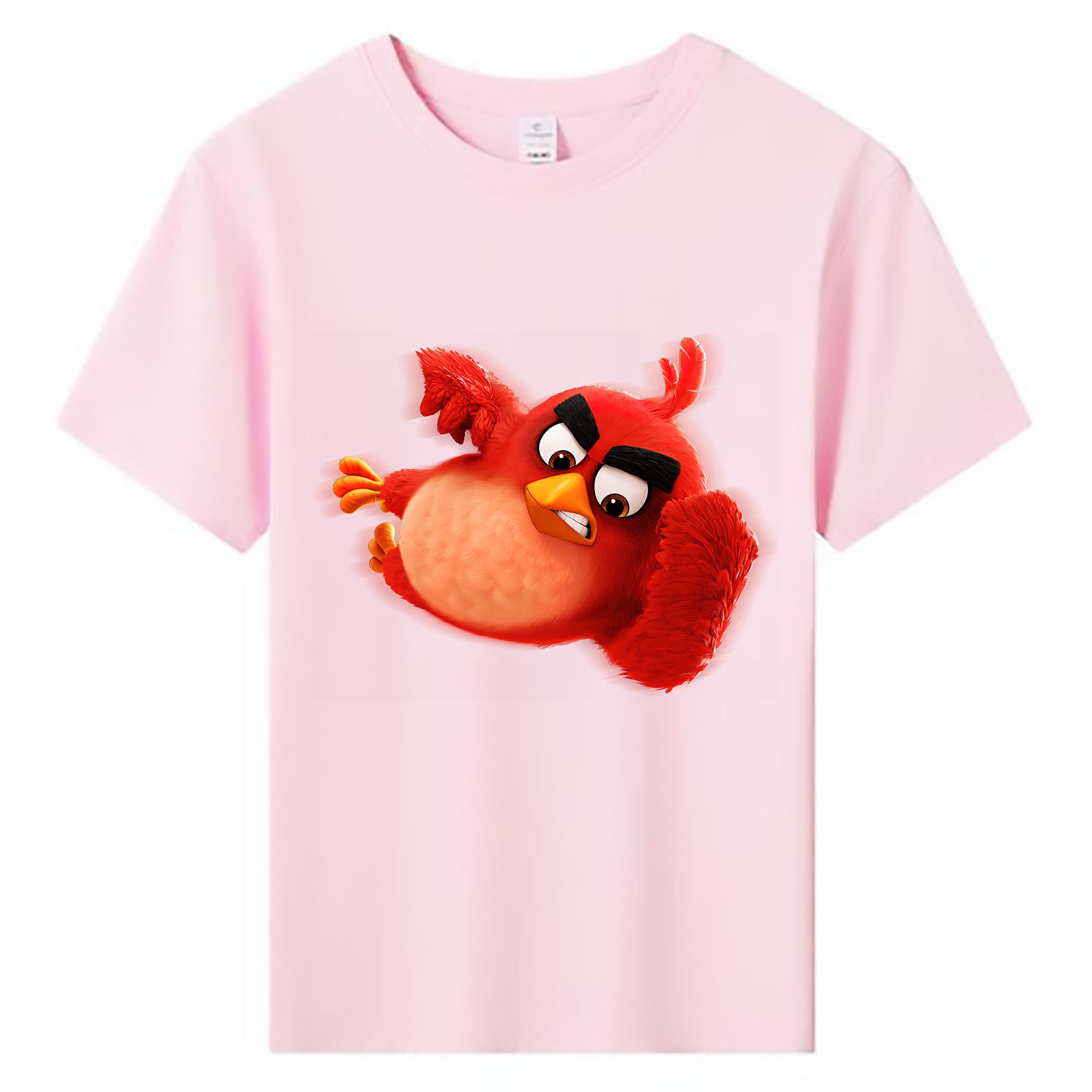 （画像用） Angry Birds アングリーバード 綿100％キッズTシャツ（フロントプリント）