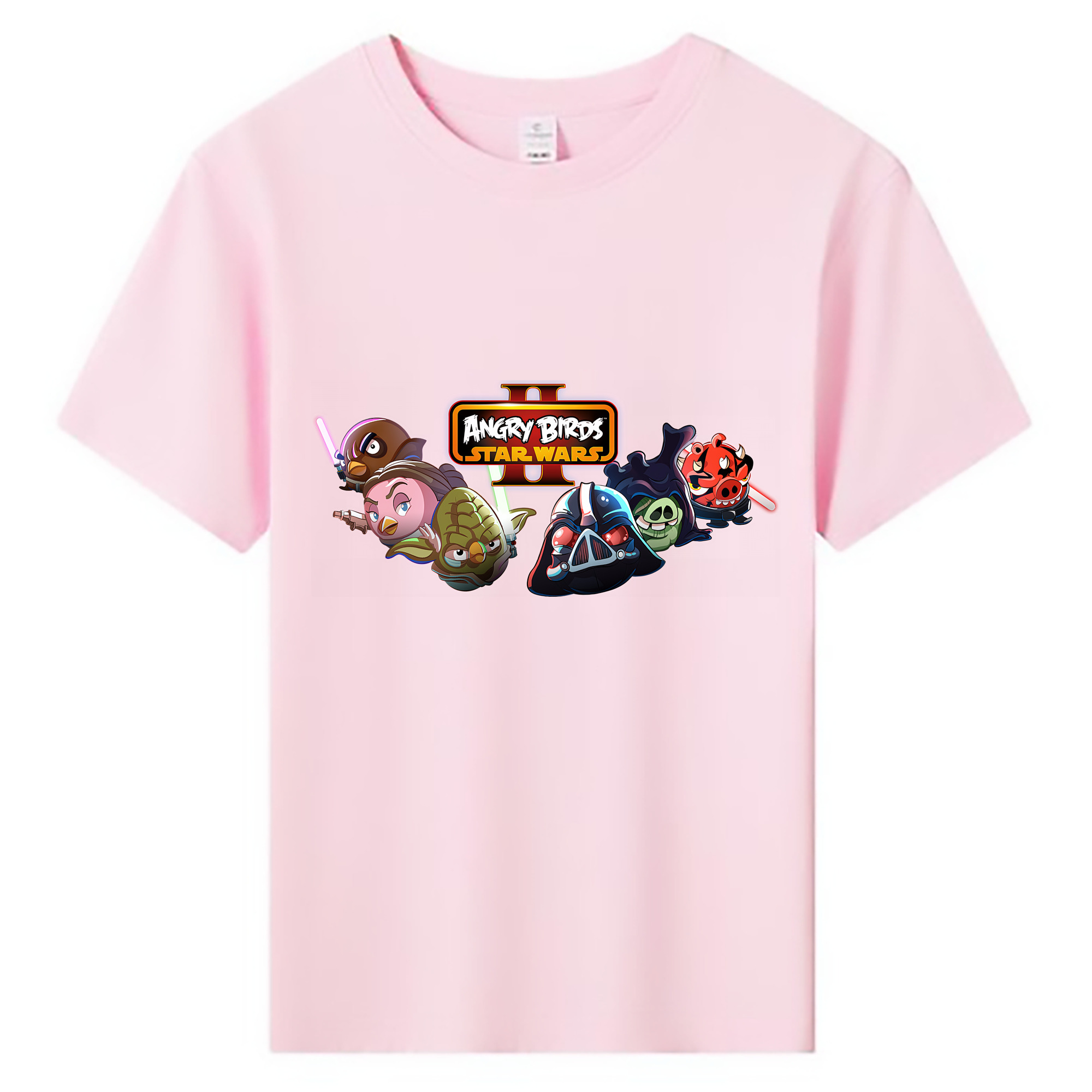 （画像用） Angry Birds アングリーバード 綿100％キッズTシャツ（フロントプリント）