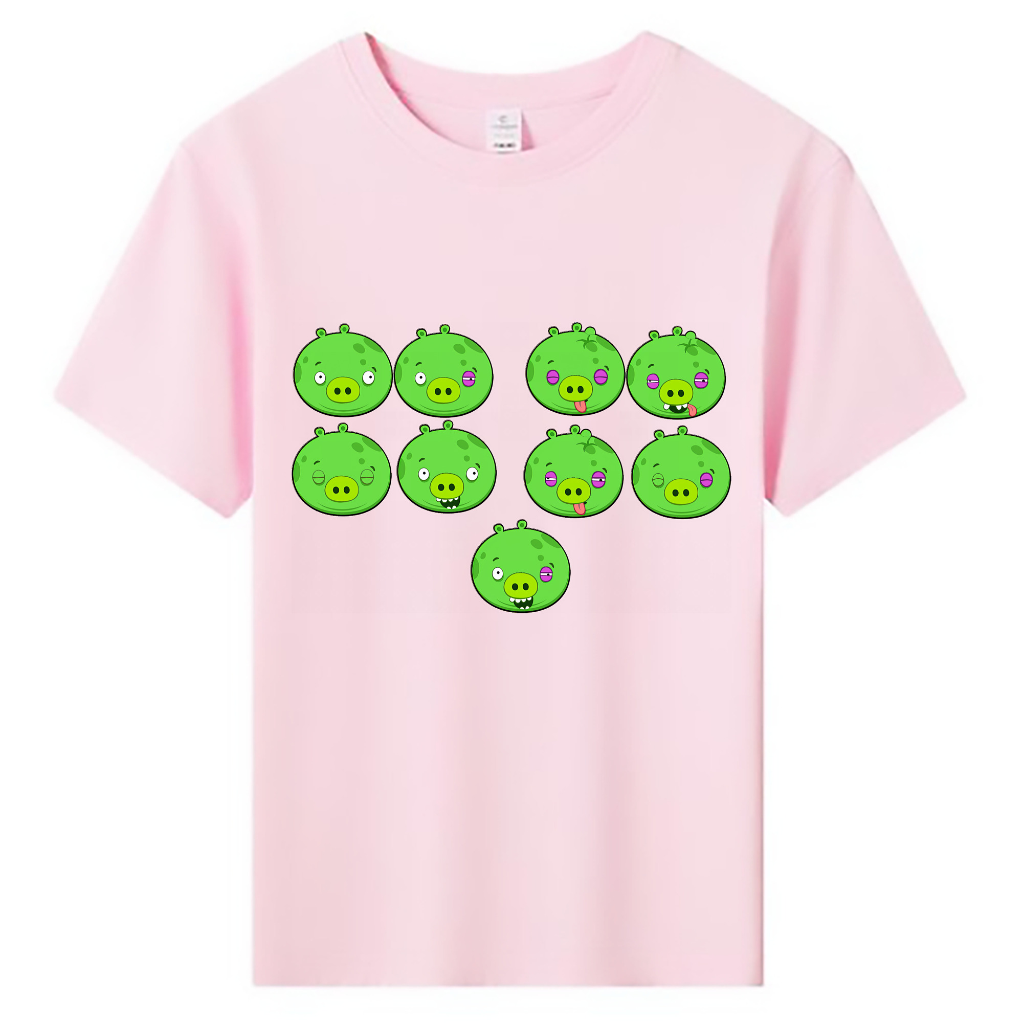 （画像用） Angry Birds アングリーバード 綿100％キッズTシャツ（フロントプリント）