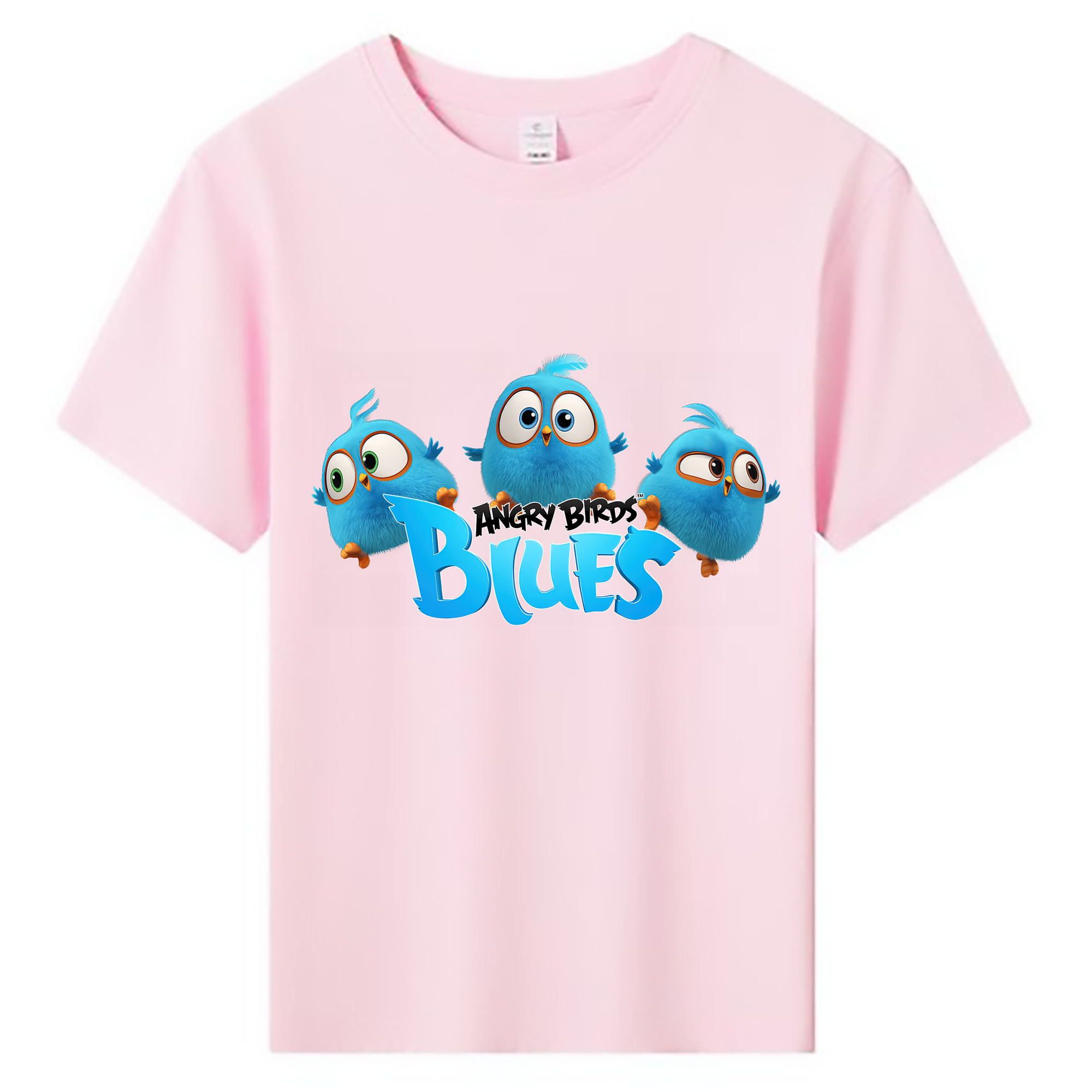 （画像用） Angry Birds アングリーバード 綿100％キッズTシャツ（フロントプリント）