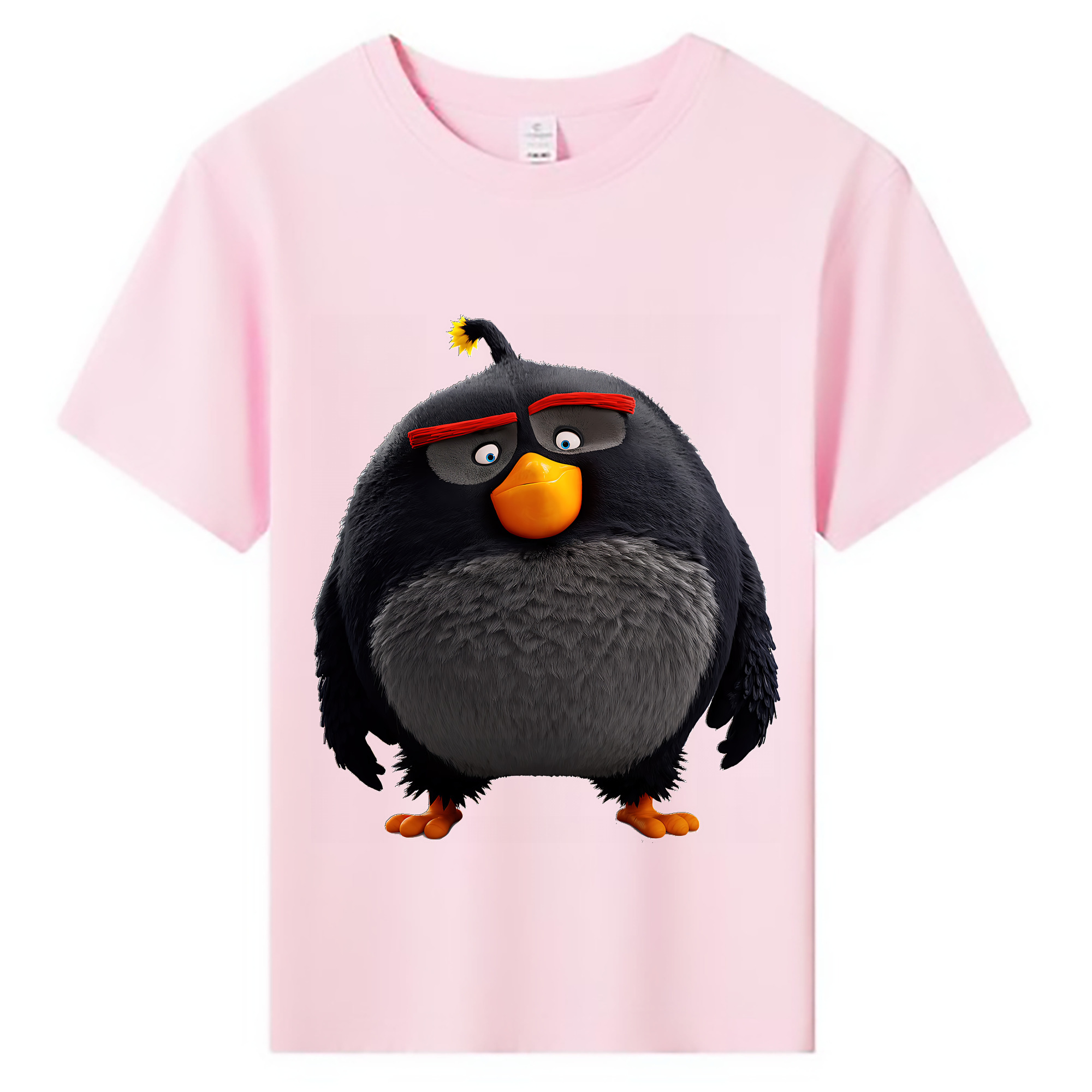 （画像用） Angry Birds アングリーバード 綿100％キッズTシャツ（フロントプリント）