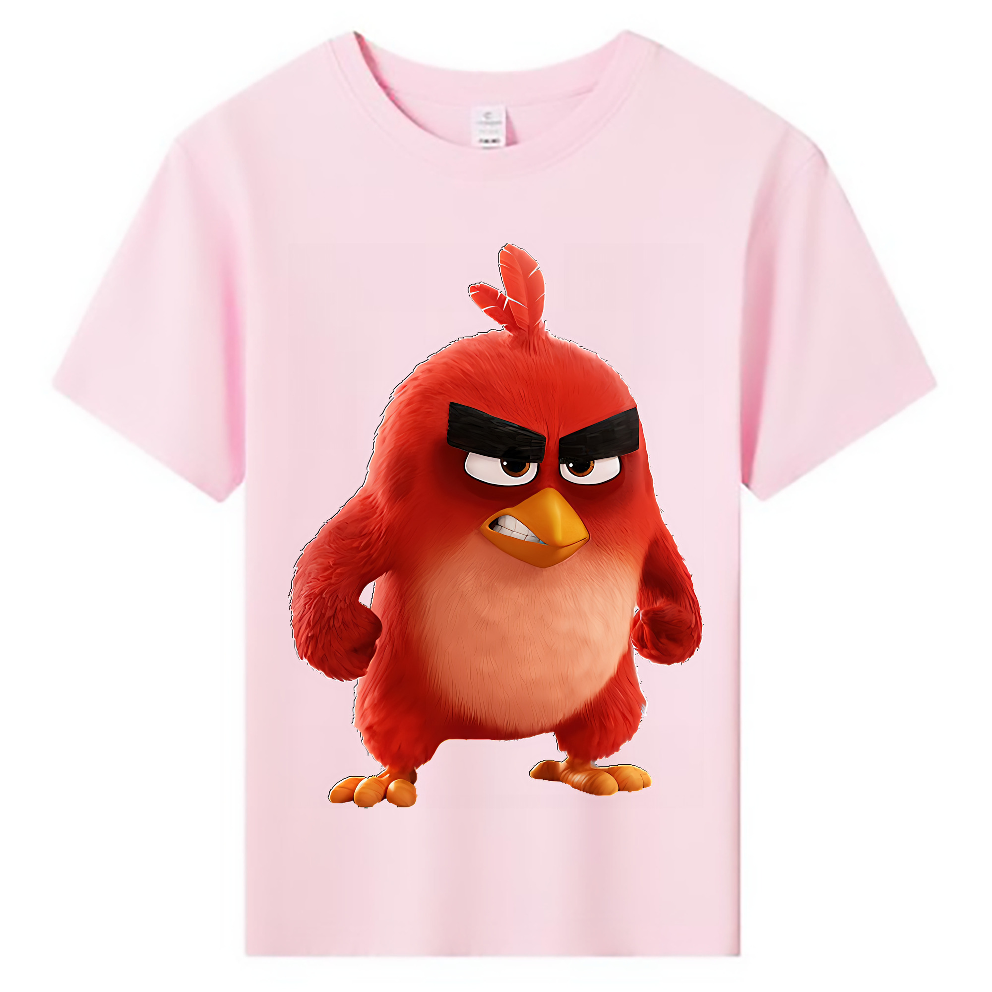 （画像用） Angry Birds アングリーバード 綿100％キッズTシャツ（フロントプリント）