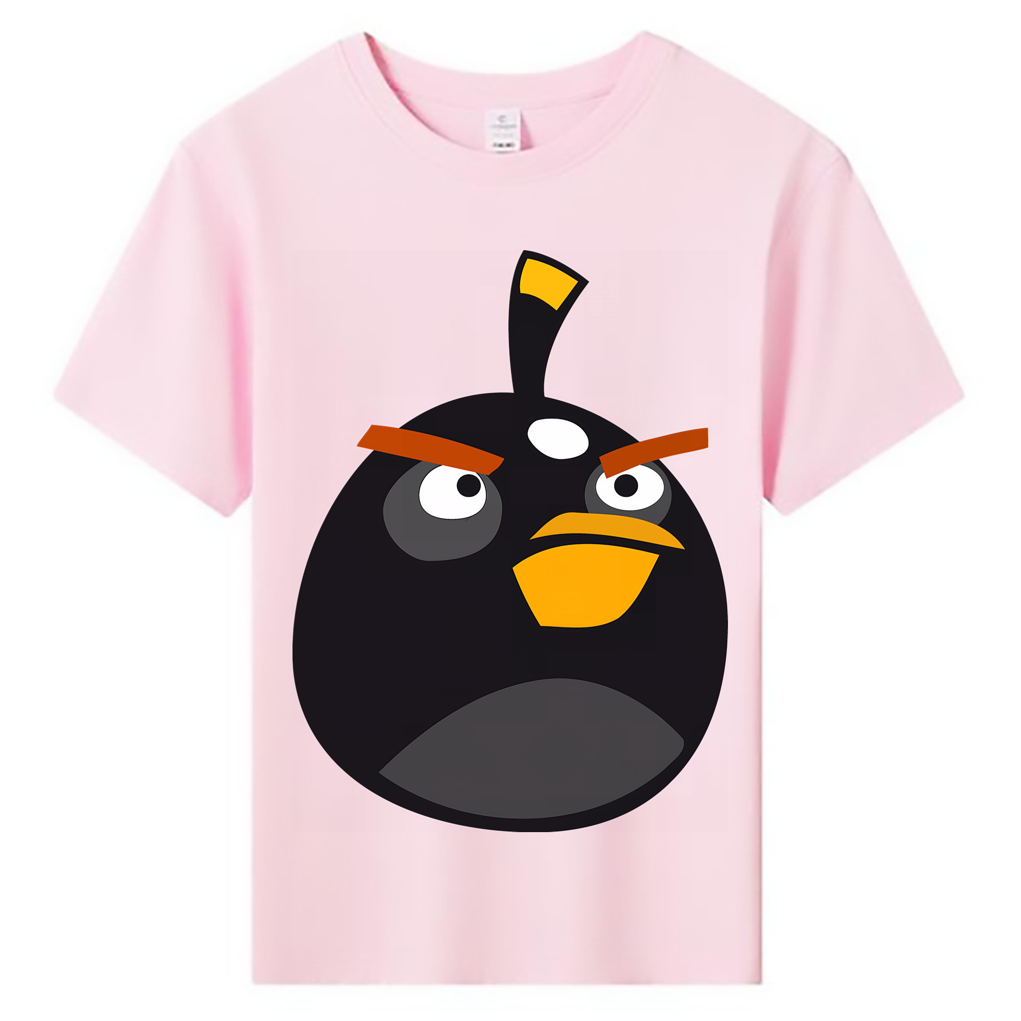（画像用） Angry Birds アングリーバード 綿100％キッズTシャツ（フロントプリント）